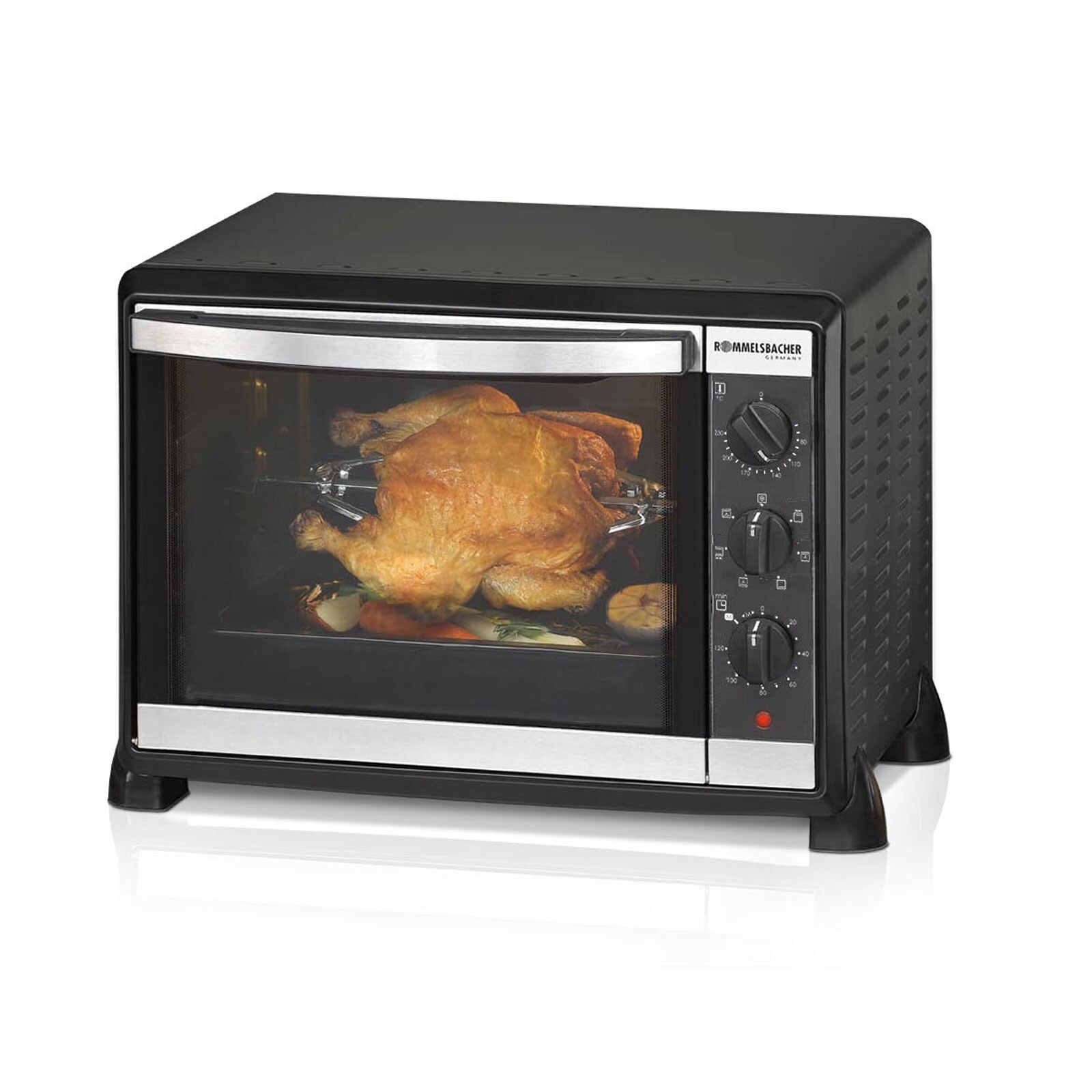 BG 1550, Grill- und Backofen, Temperatur stufenlos regelbar,