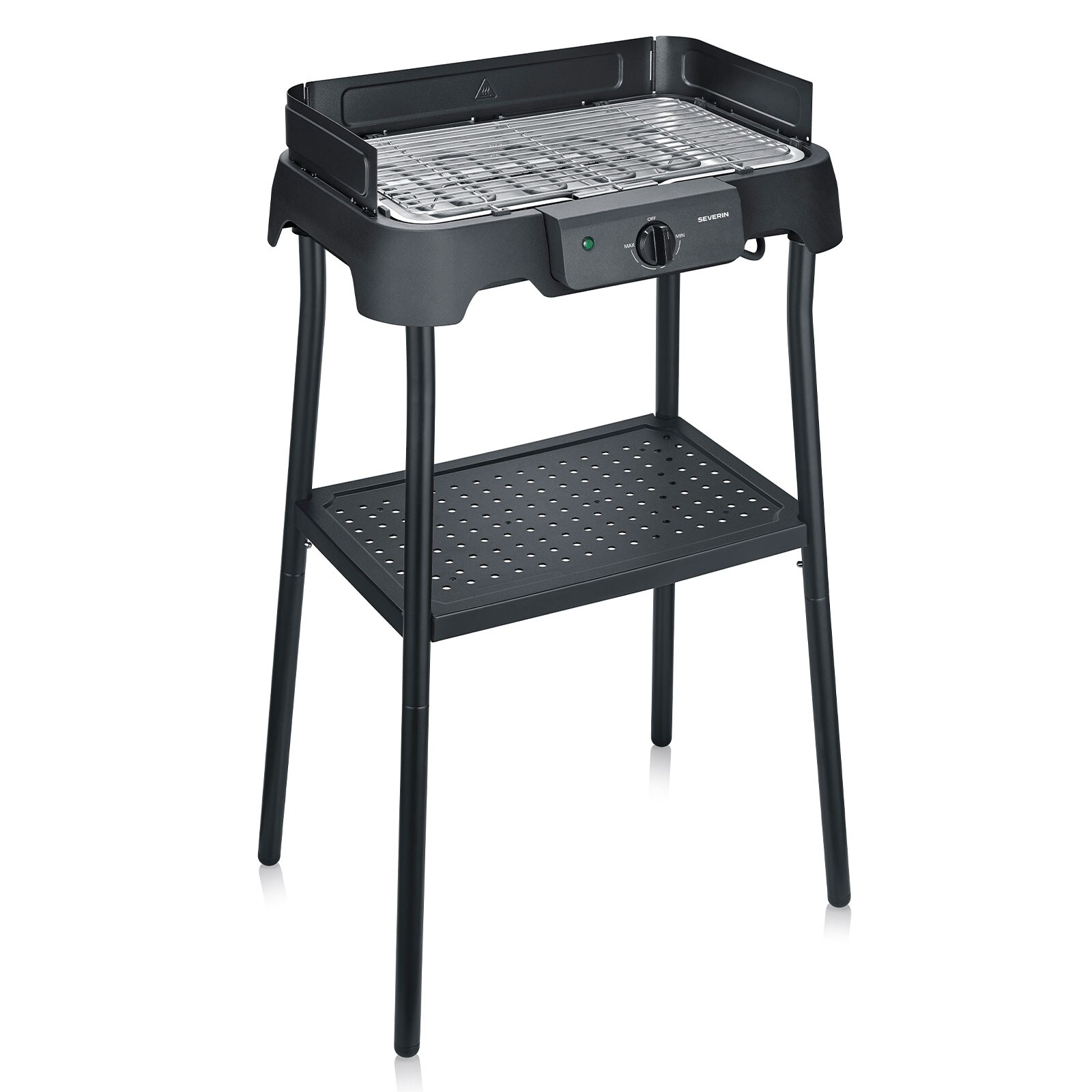 SEVERIN PG 8594 Standgrill (2000 Watt, Kunststoff, Grillfläche: 38 x 22 cm)