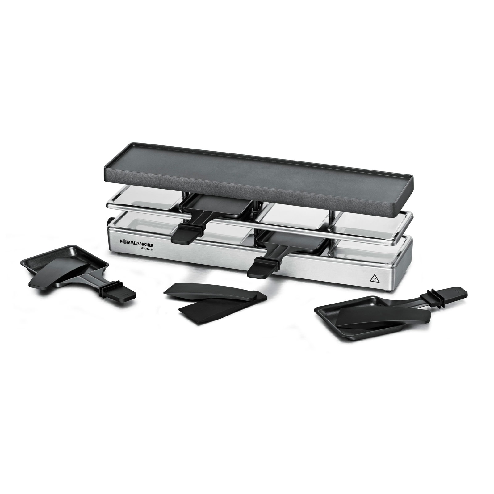 Rommelsbacher RC 800 Raclettegrill Aluminium - Bild 1