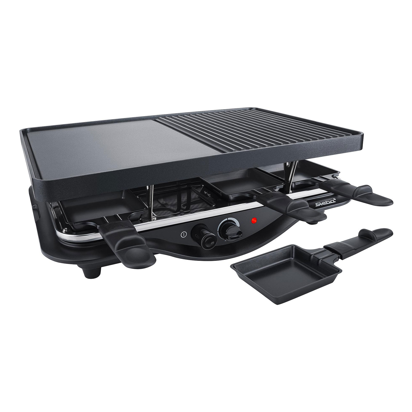 Steba RC 28 Gu&szlig;-Raclette Schwarz/Chrom - Bild 1