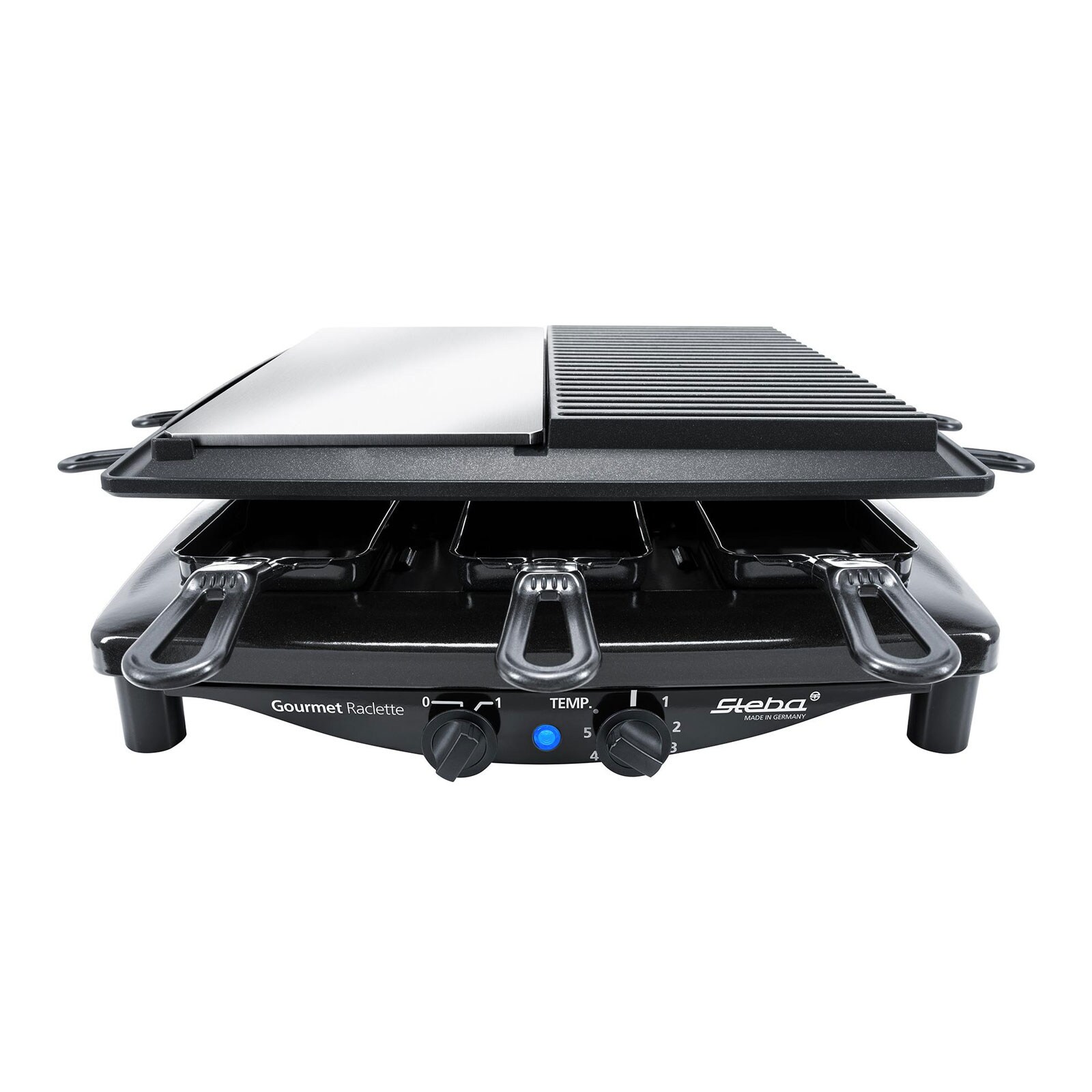 STEBA RC 8 Premium Raclette Black Steel - Bild 1