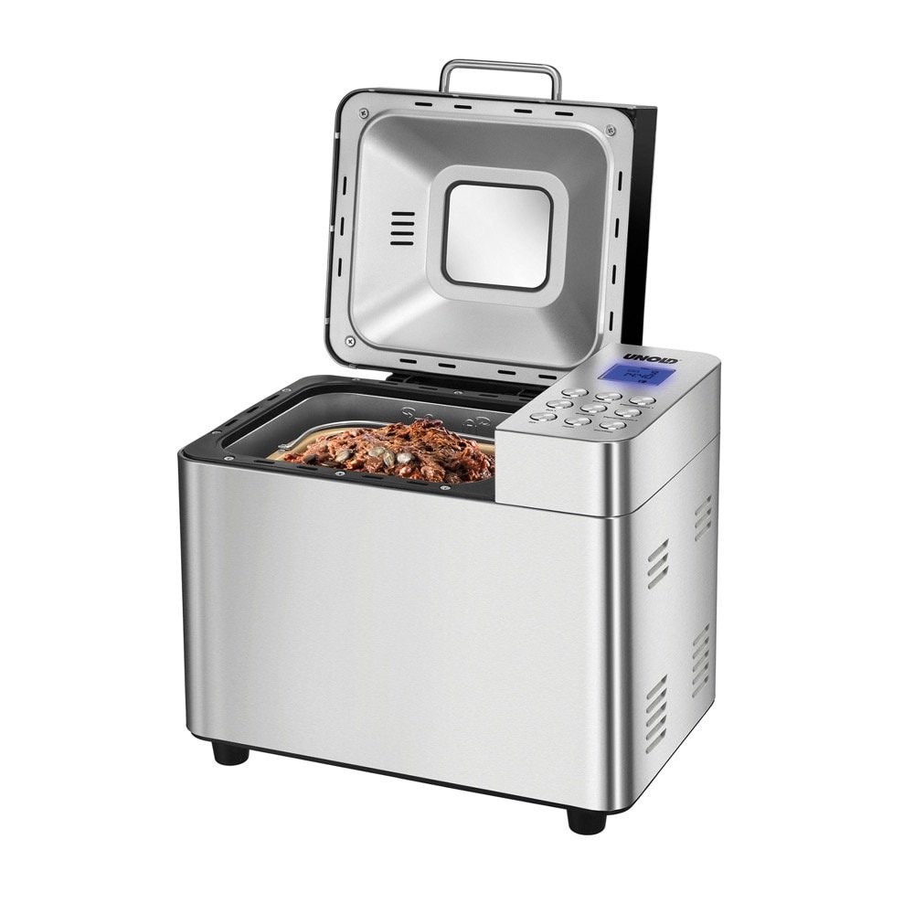 UNOLD Backmeister Edel Brotbackautomat (750 g und 1.000 g Brotgewicht, 14 Programme, 2 Eigenprogramme, Marmelade- und Nudelteigprogramm, glutenfrei geeignet, LCD-Display) - Bild 1