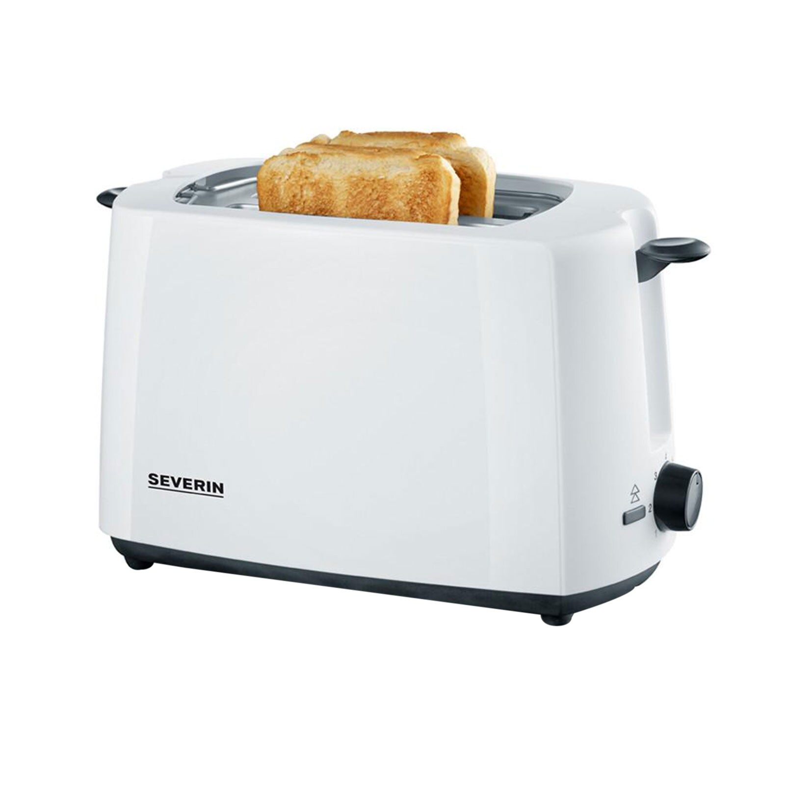 Severin AT 2286 Automatik-Toaster wei&szlig; / schwarz - Bild 1