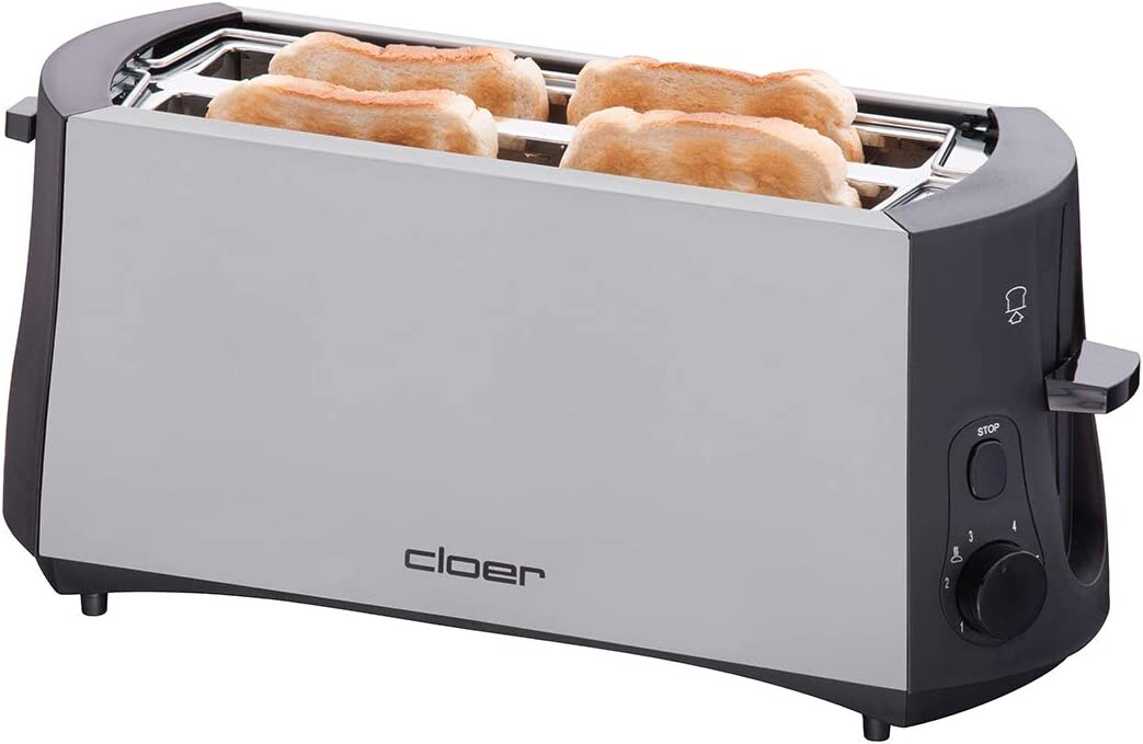 3710 Toaster chrom matt/schwarz