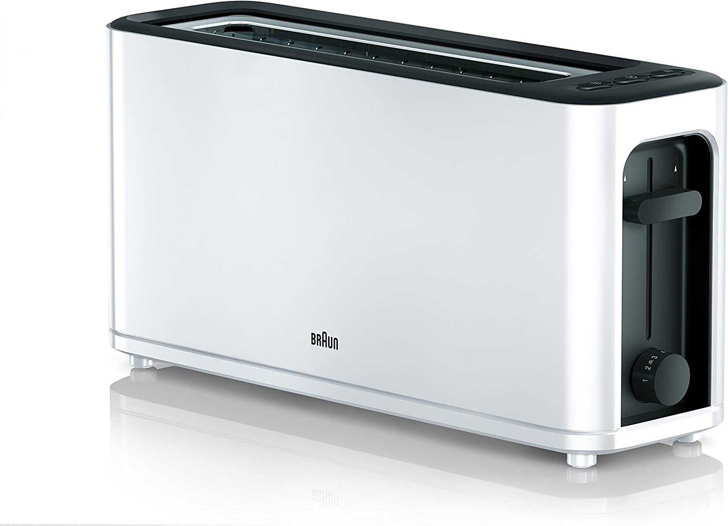 BRAUN HT 3110 WH MultiToast Toaster wei&szlig; - Bild 1