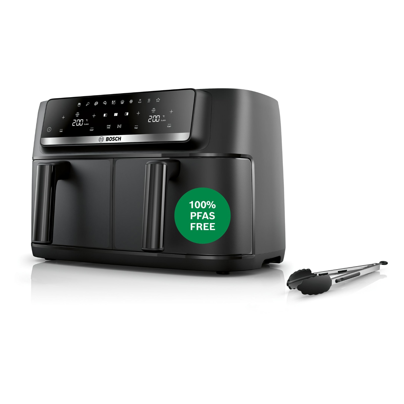 Bosch MAFD440B7 Doppel-Hei&szlig;luftfritteuse  Air Fryer  9 L Fritteuseiter - Bild 1