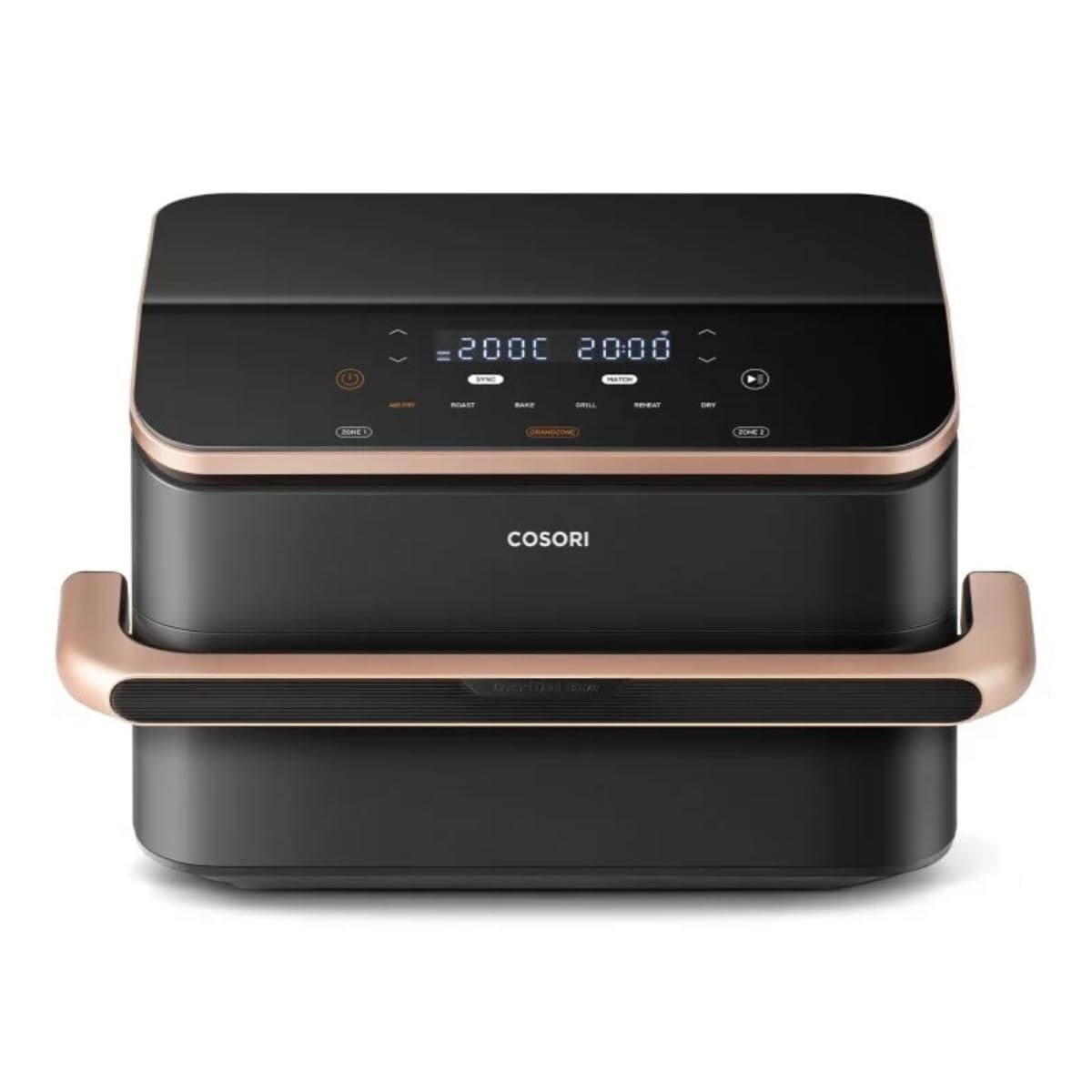 Friteuse sans huile Cosori Dual Blaze Twinfry Chef Edition 2 800 W Noir