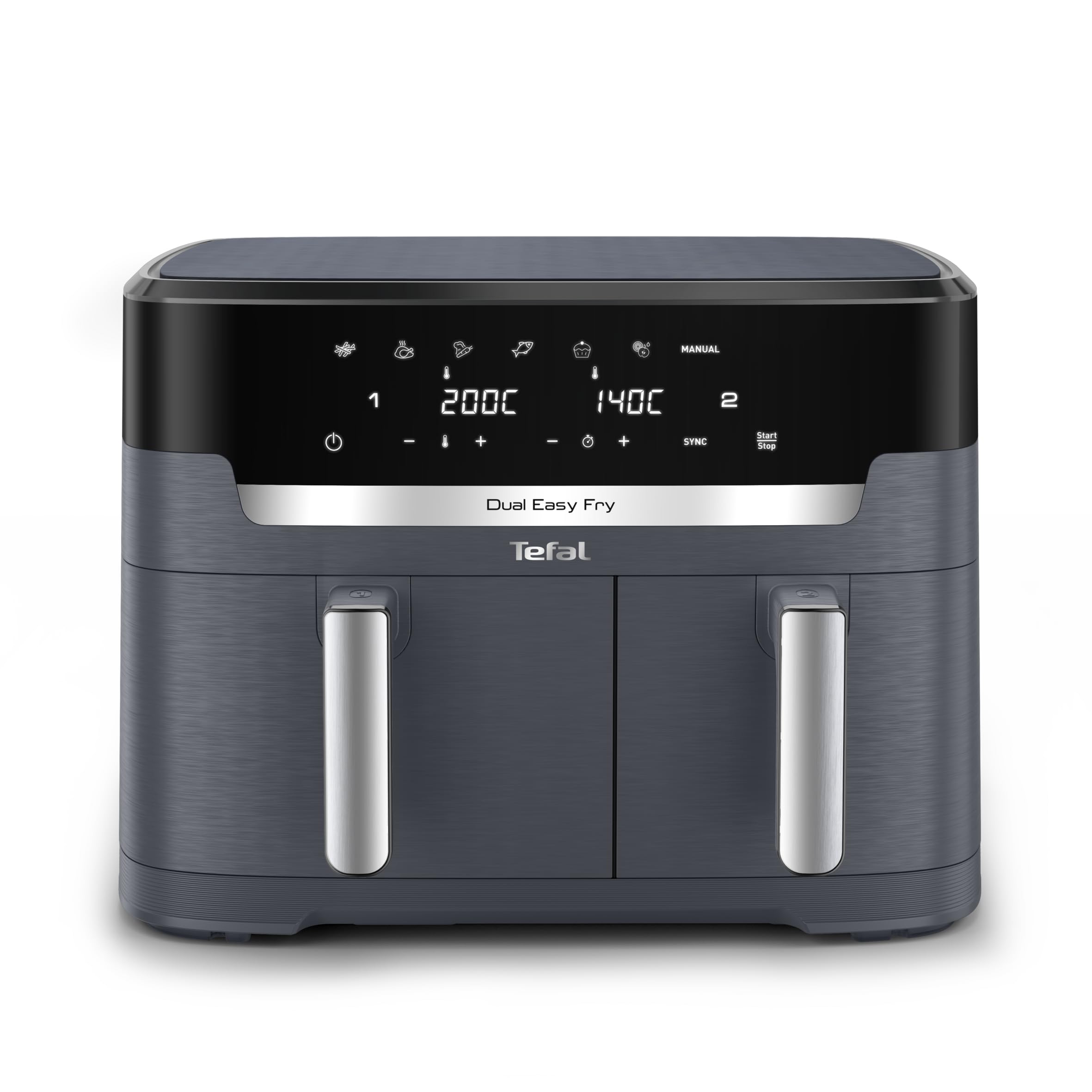 Tefal XXL Dual Easy Fry Hei&szlig;luftfritteuse 11 L Airfryer 2 Kammern - Bild 1