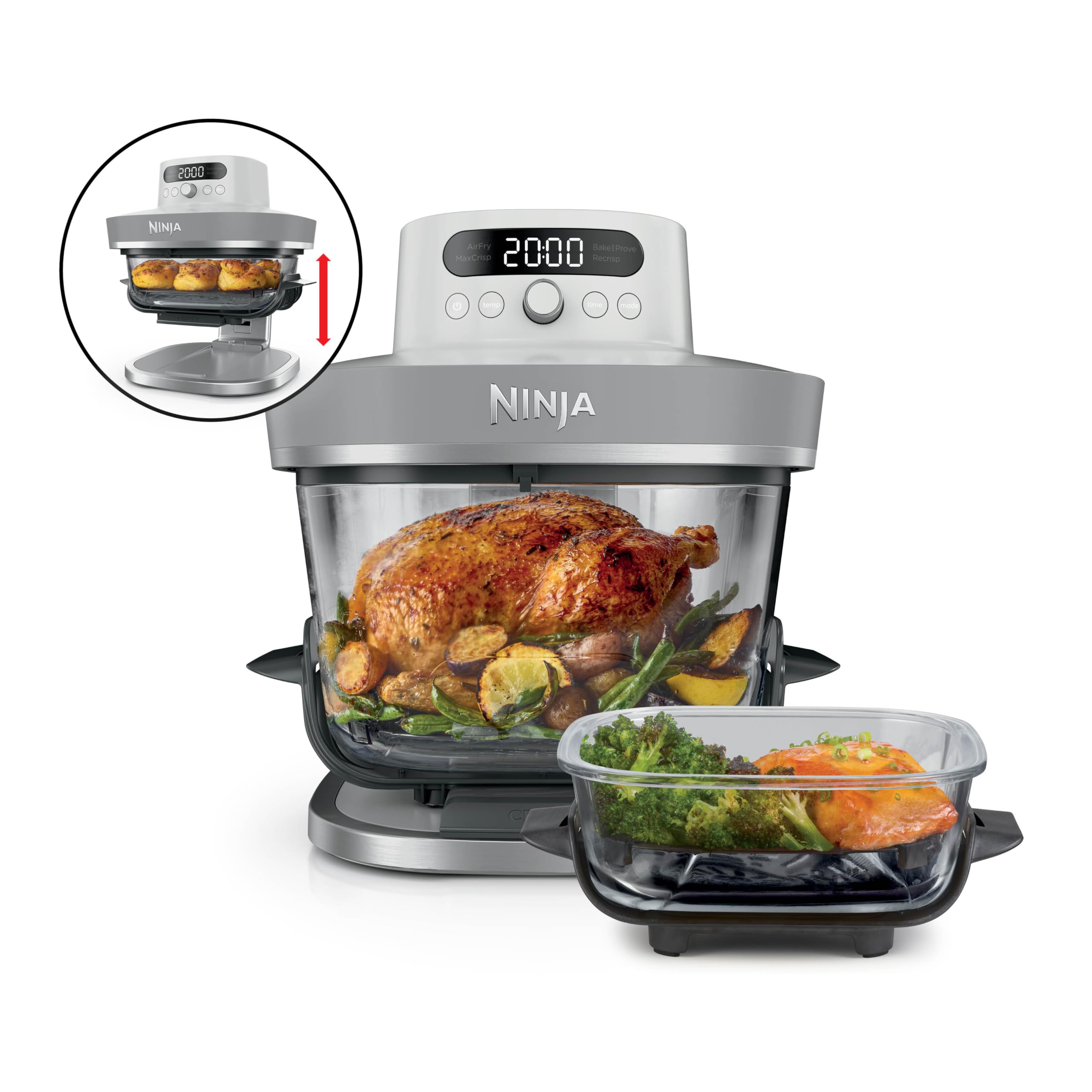 NINJA AS090EUWH Crispi Pro White Hei&szlig;luftfritteuse - Bild 1