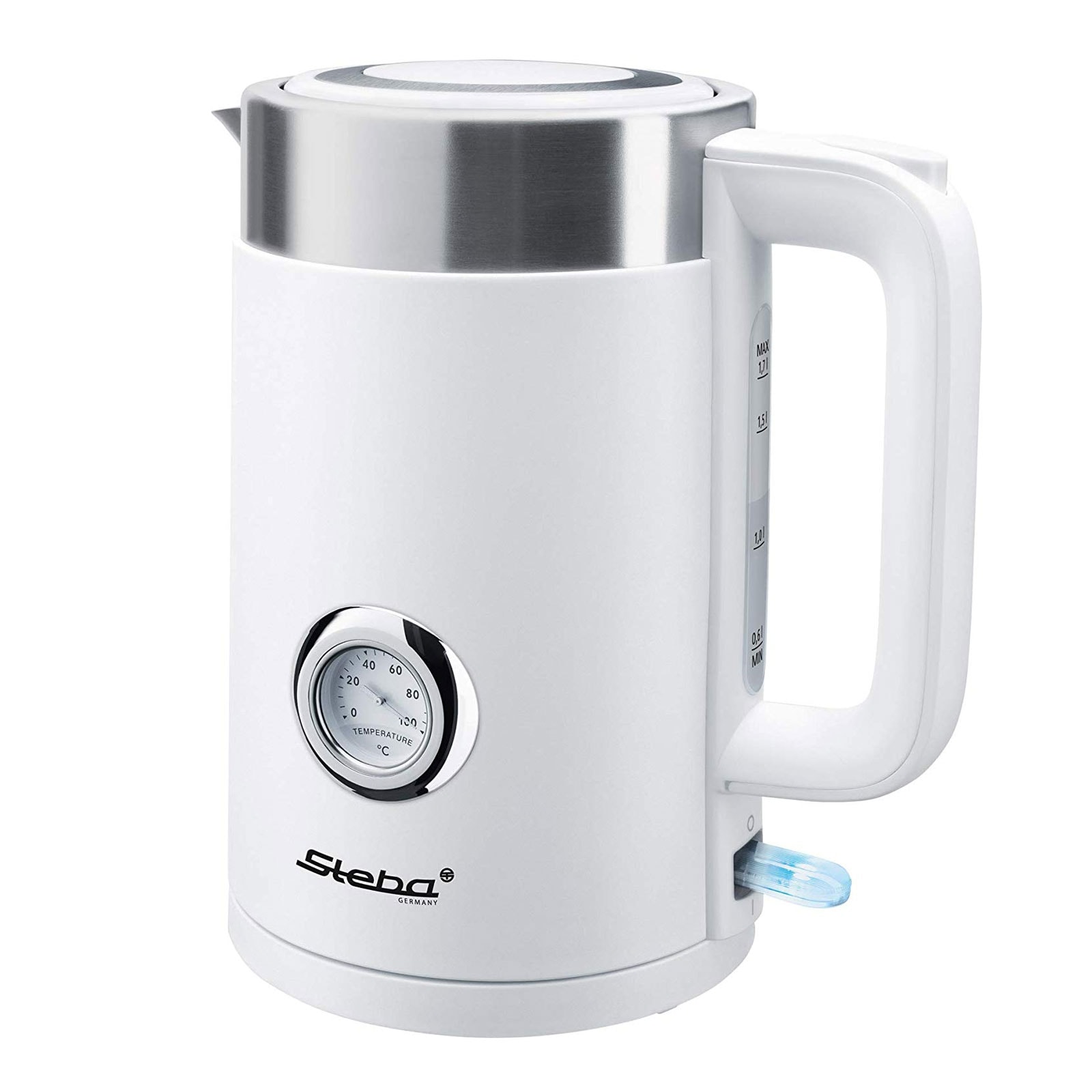 STEBA WK 10 Bianco Wasserkocher wei&szlig; / Edelstahl - Bild 1