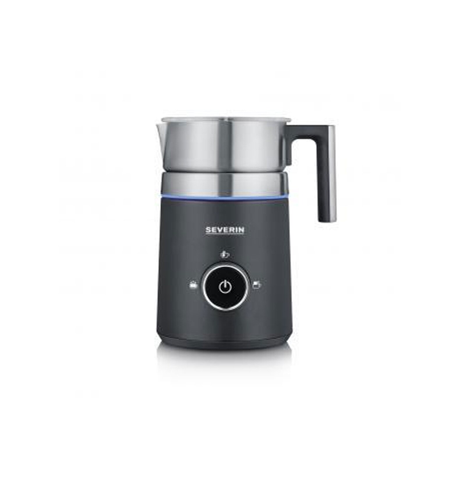 SM 3585 Induktions-Milchaufschäumer Spuma 500 gebürsteter Edelstahl / schwarz-matt