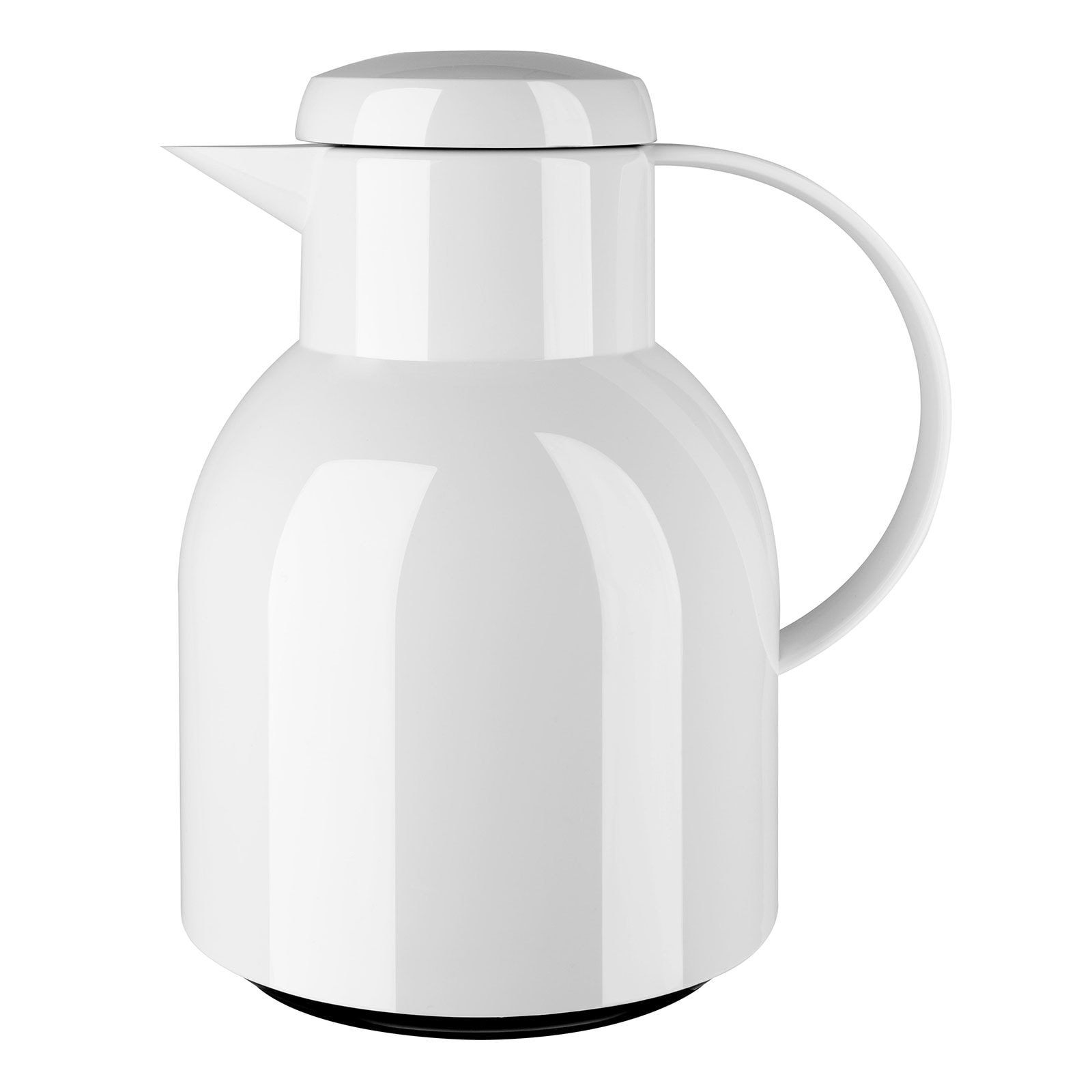 EMSA 504229 SAMBA Quick Press Isolierkanne 1,0 L, wei&szlig; gl&auml;nzend-opak - Bild 1