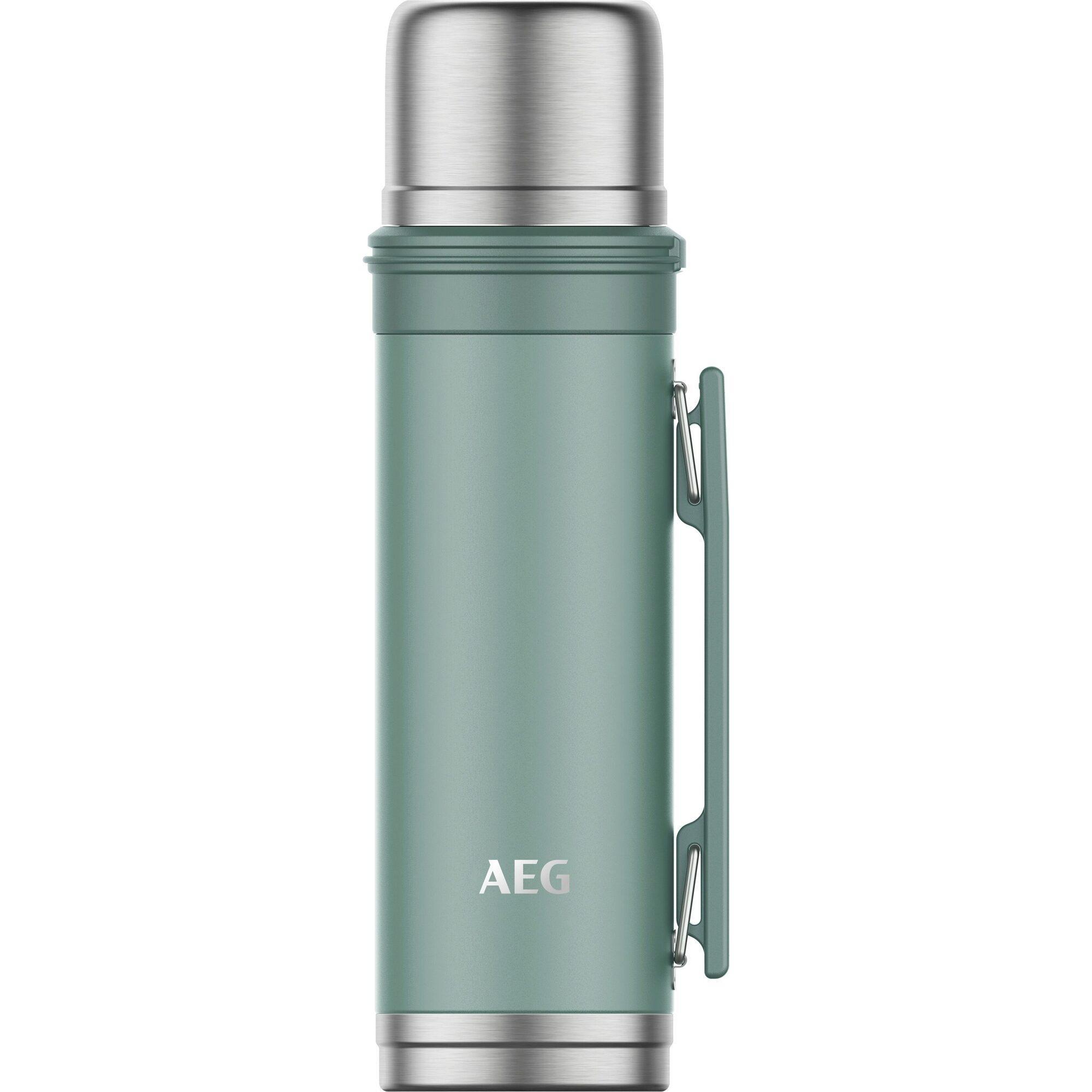 AEG ATHJ01 Thermosflasche (1 l Fassungsverm&ouml;gen, Gr&uuml;n, 24 h Warmhaltezeit, 22 h Kalthaltezeit, Doppelwand) - Bild 1