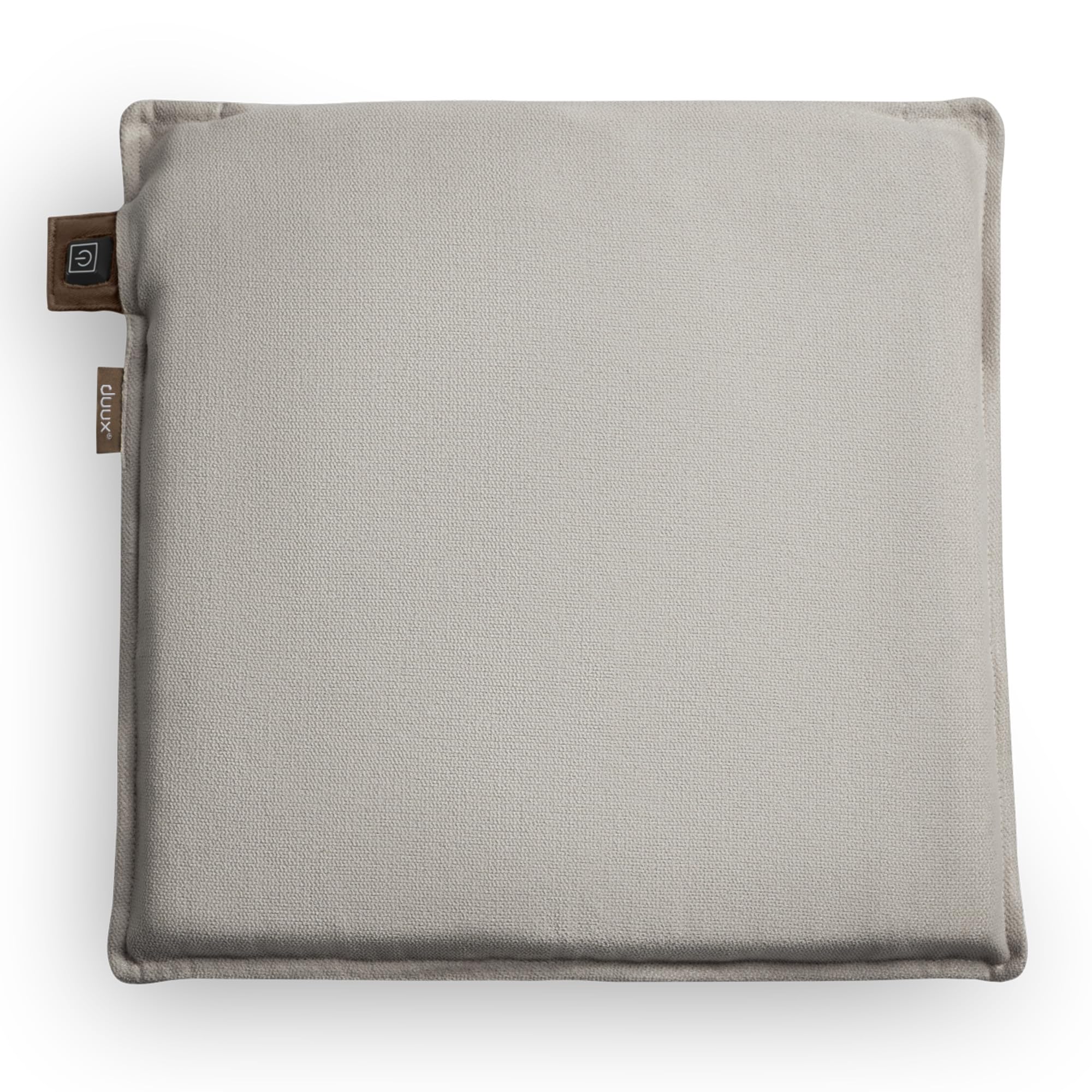 duux Mellow Grau Sitz Heizkissen (3 Heizstufen, 10 Watt, Handw&auml;sche bei 40 &deg;C, bis zu 9 Stunden Akkulaufzeit, 4 h Aufladezeit, Memory-Schaum-Kern, Fleece) - Bild 1