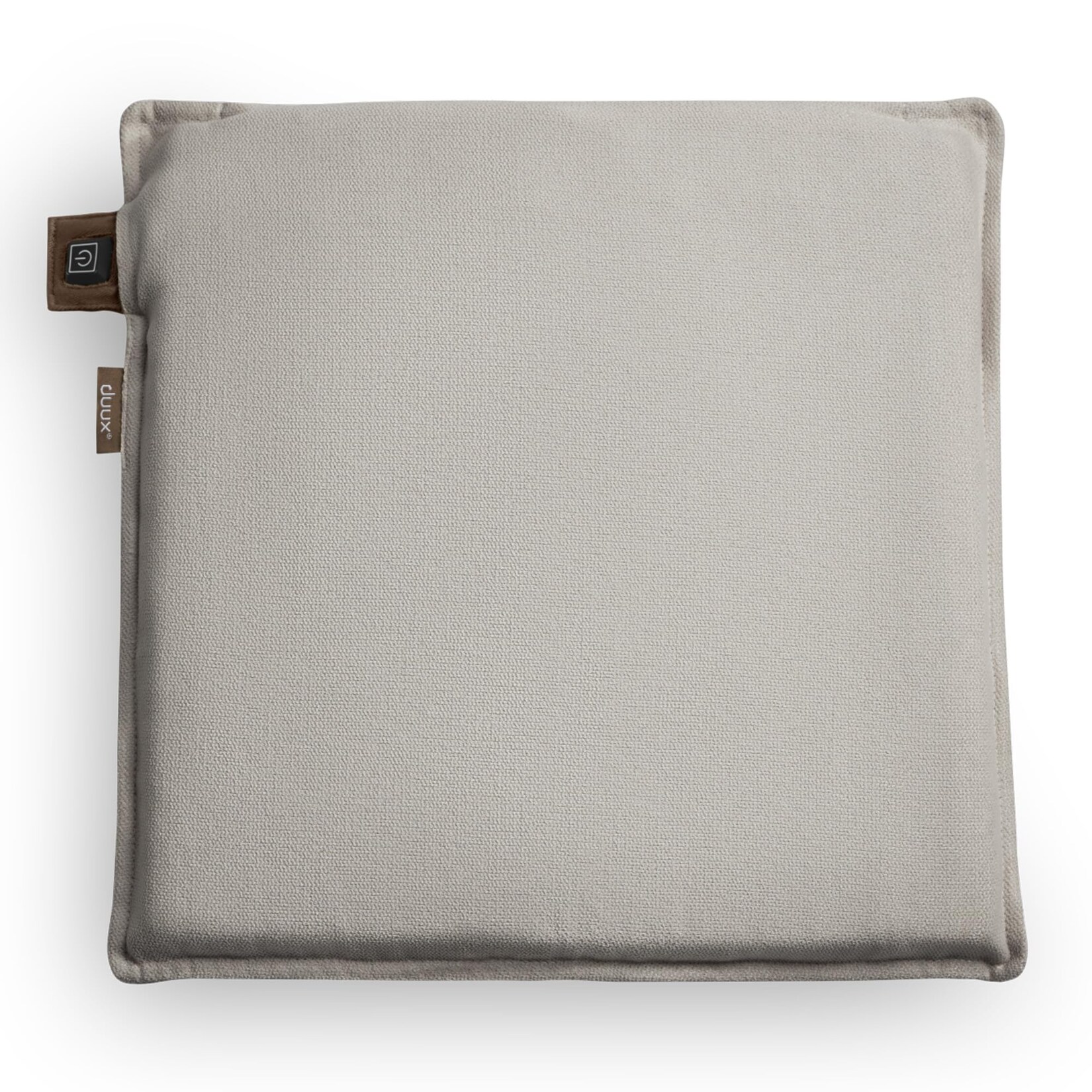 Mellow Grau Sitz Heizkissen (3 Heizstufen, 10 Watt, Handwäsche bei 40 °C, bis zu 9 Stunden Akkulaufzeit, 4 h Aufladezeit, Memory-Schaum-Kern, Fleece)