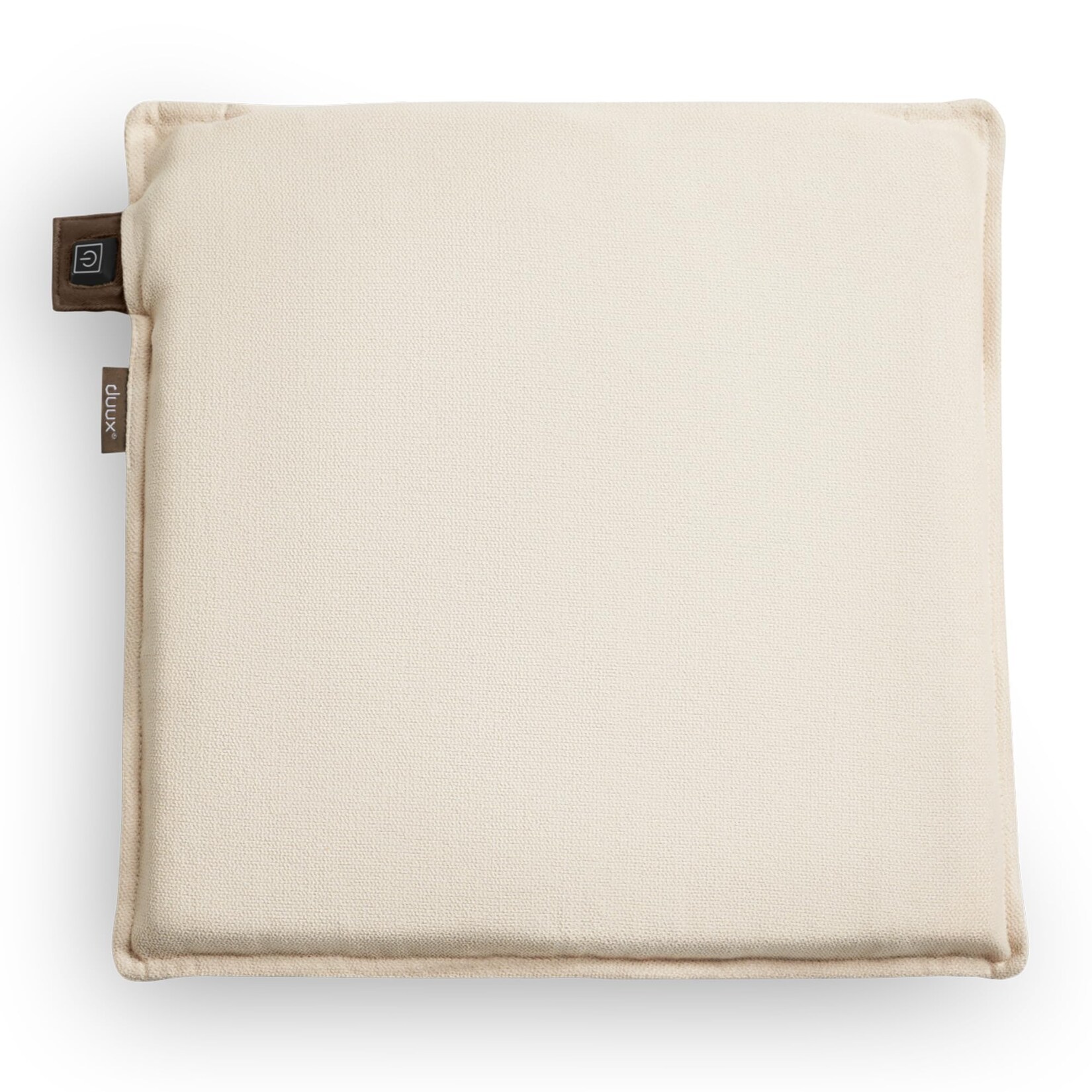 Mellow Beige Heizkissen (3 Heizstufen, 10 Watt, Handwäsche bei 40 °C, bis zu 9 Stunden Akkulaufzeit, 4 h Aufladezeit, Memory-Schaum-Kern, Fleece, inkl. Ladekabel, Netzteil nicht enthalten)