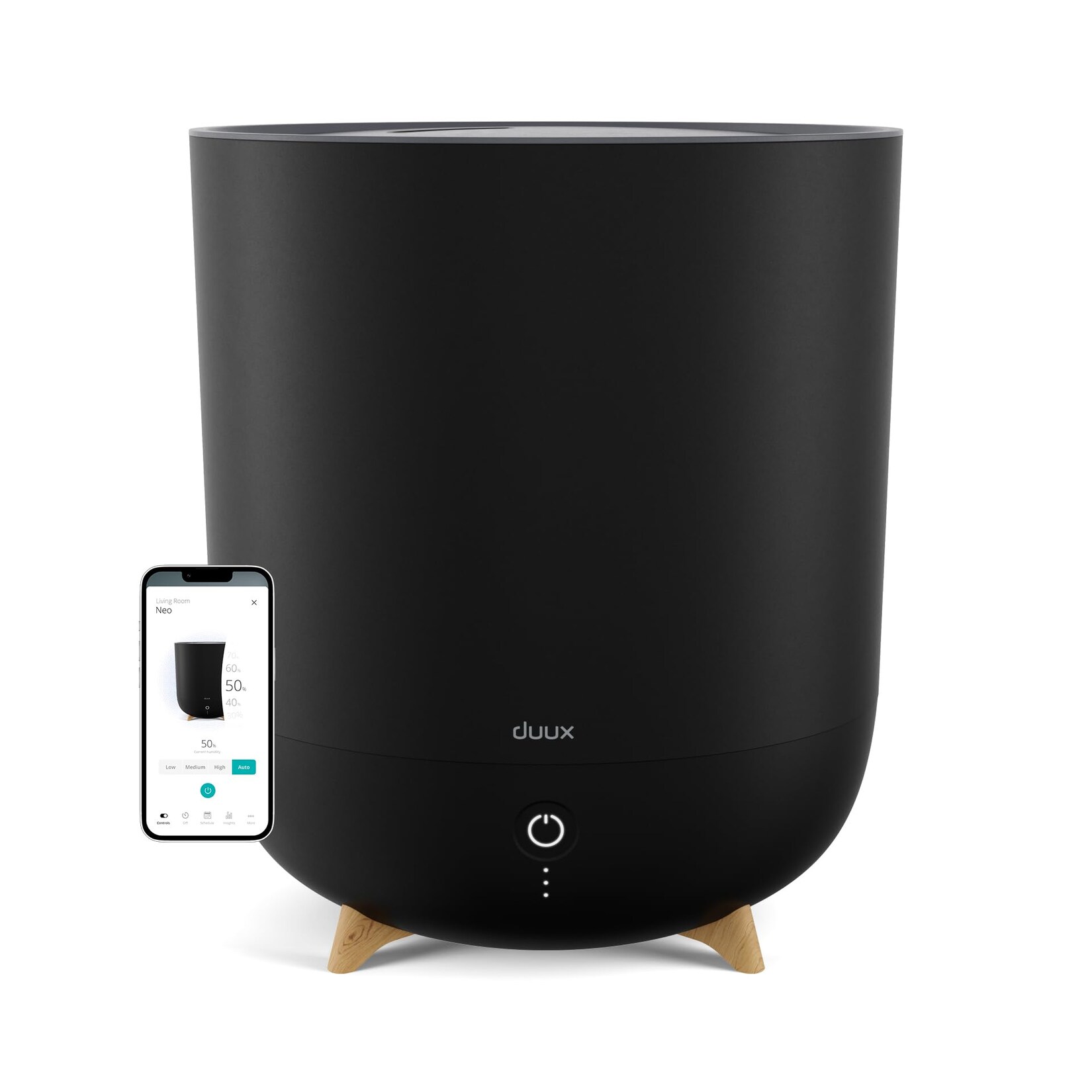 duux Neo Smart Schwarz Luftbefeuchter