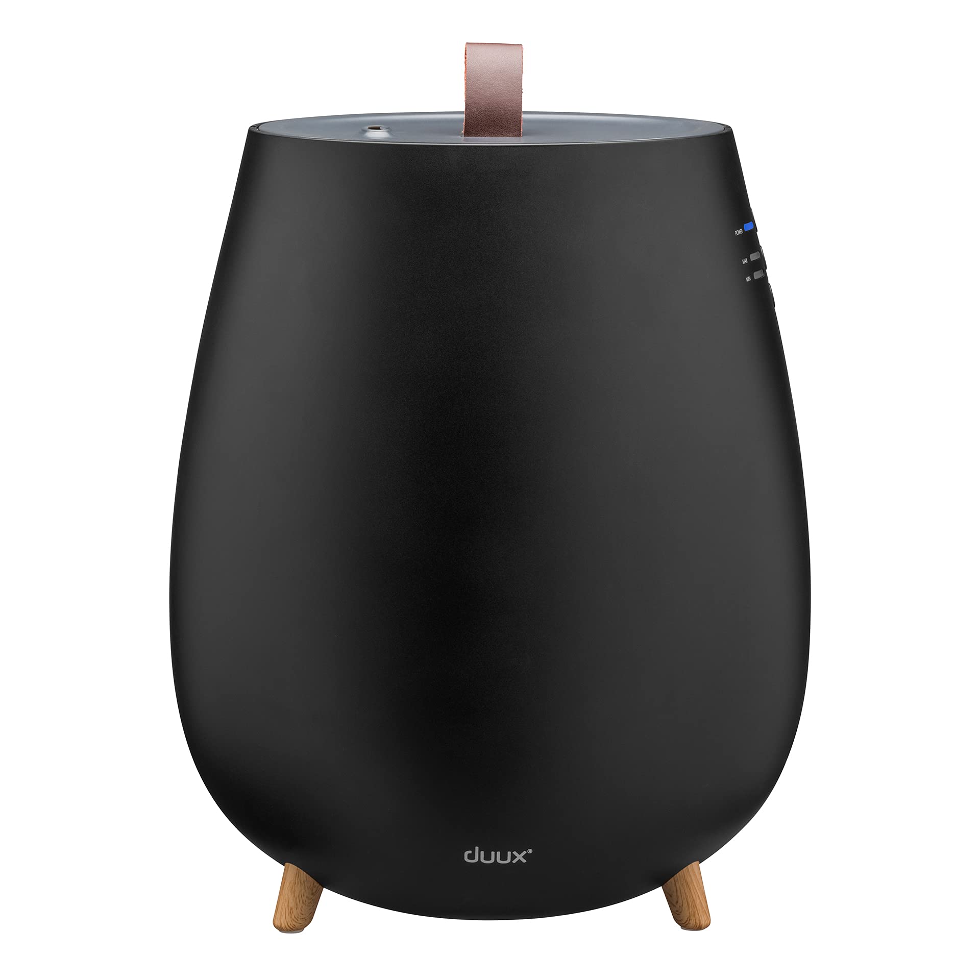 duux Tag 2 Ultrasonic Schwarz Luftbefeuchter (F&uuml;r R&auml;ume bis 30 m&sup2;, 2 Befeuchtungsstufen, 2,2 l Wassertank, Filter, Ultraschalltechnologie) - Bild 1