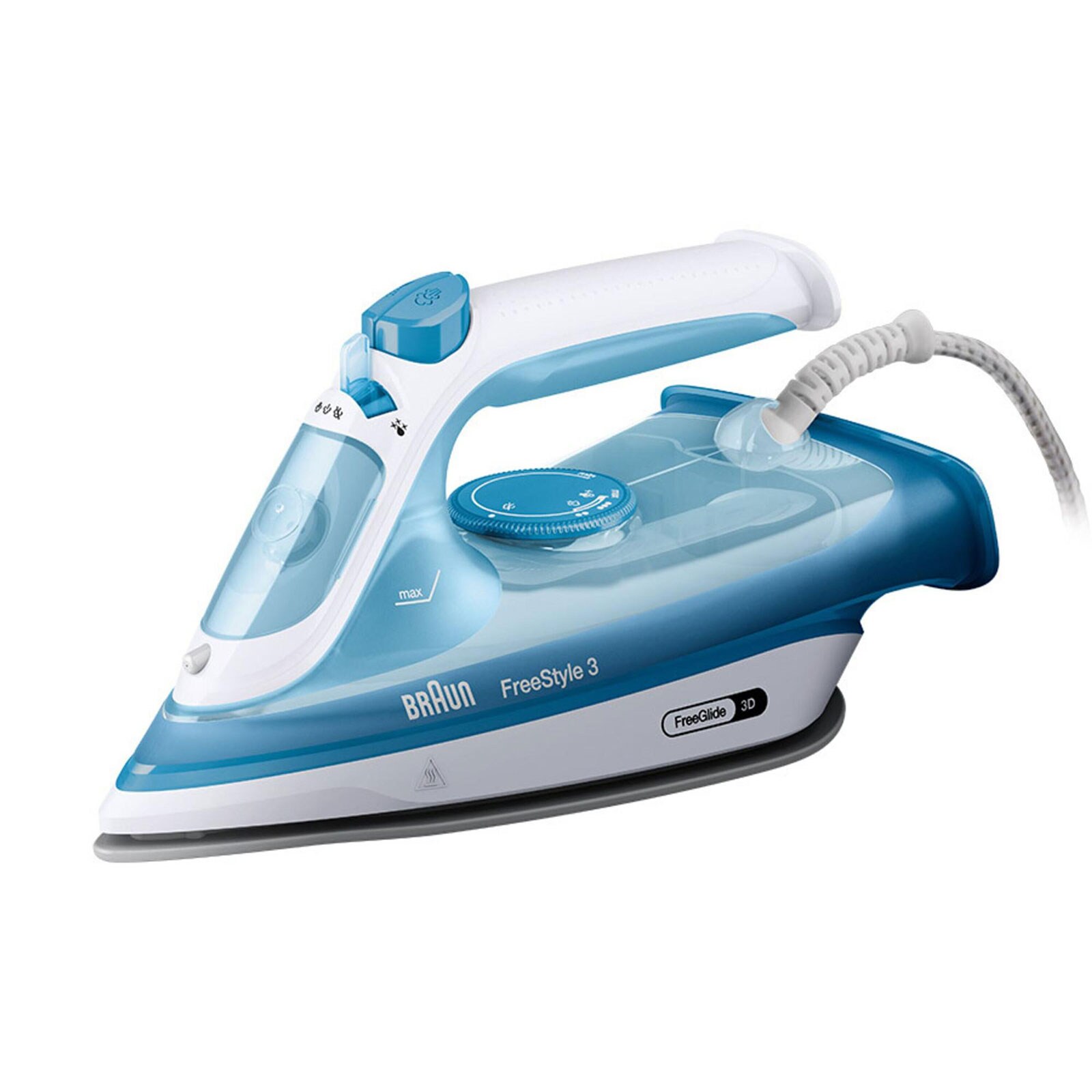 BRAUN Dampfbügeleisen FreeStyle 3 FI 3144 BL