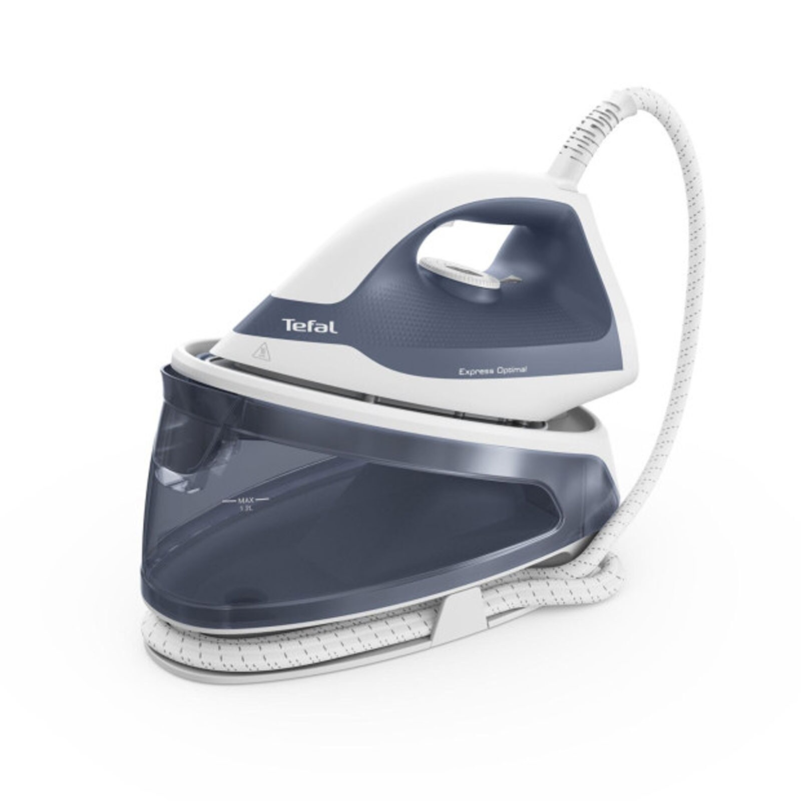 TEFAL SV4110 Dampfbügelstation (2200 W Leistung, Keramik-Expressgleiter Bügelsohle, /min Dampfmenge, 1,2 l Wassertank, 1,6 m Kabellänge, Calc-Clean-Funktion)