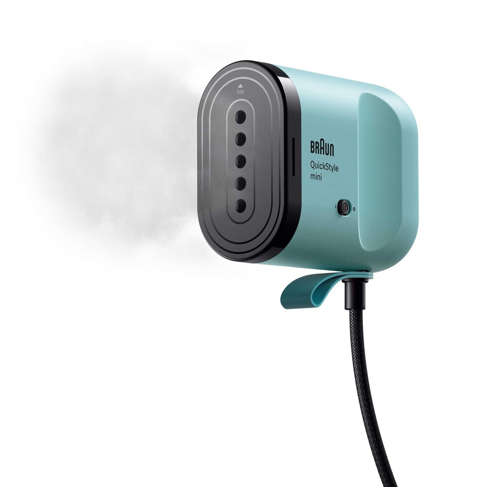 BRAUN GS 1051 GR QuickStyle Mini Dampfglätter (1.200 Watt, 20 g/min Dampfleistung, 80 ml Wassertankkapazität, Anti-Tropf System, Sicherheitsabschaltung)