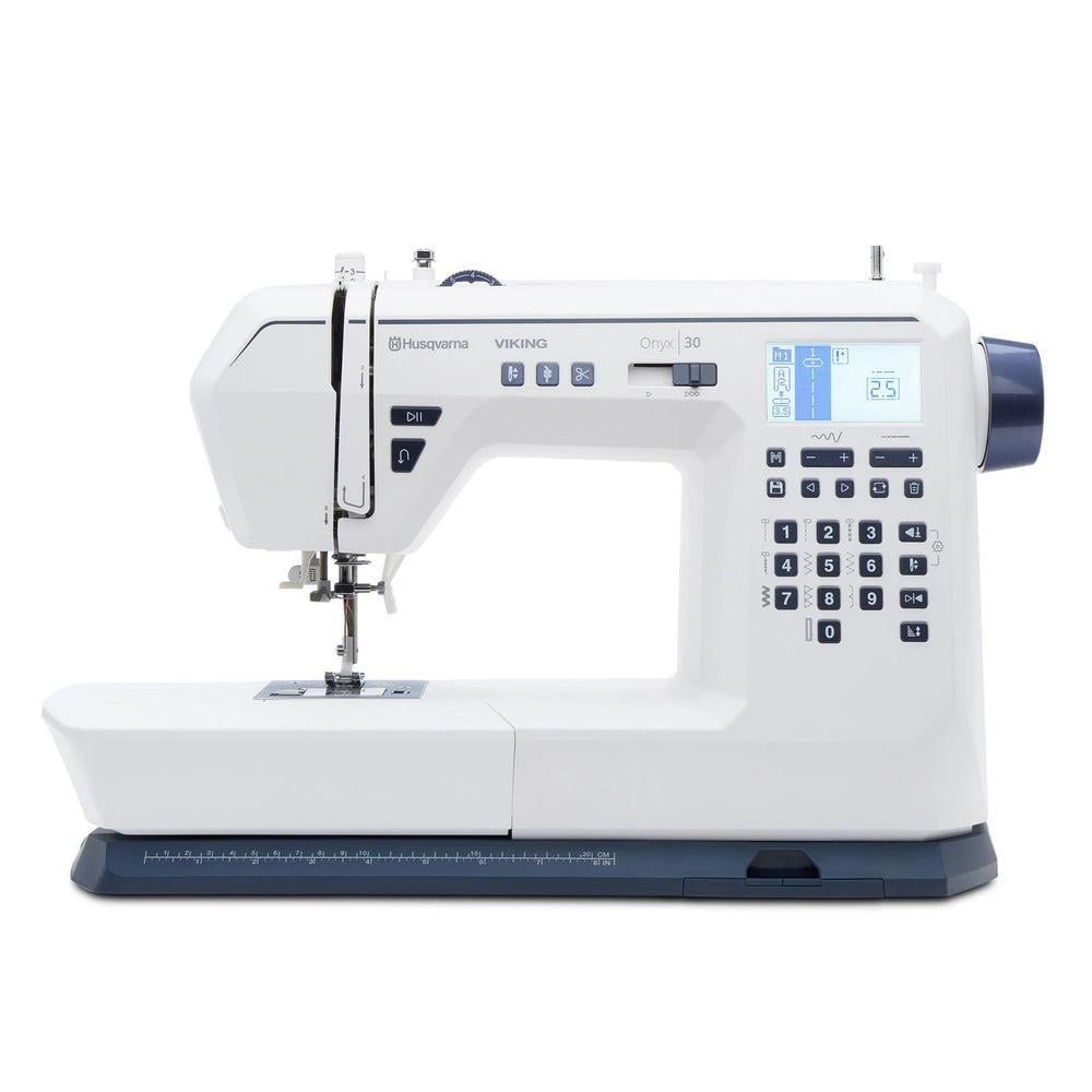 Husqvarna Onyx 30 N&auml;hmaschine (158 Stiche, computergesteuerte N&auml;hmaschine, gro&szlig;er LCD-Bildschirm, integrierter Fadenschneider, Nadelstopp oben/unten, Start-/Stop-Funktion) - Bild 1