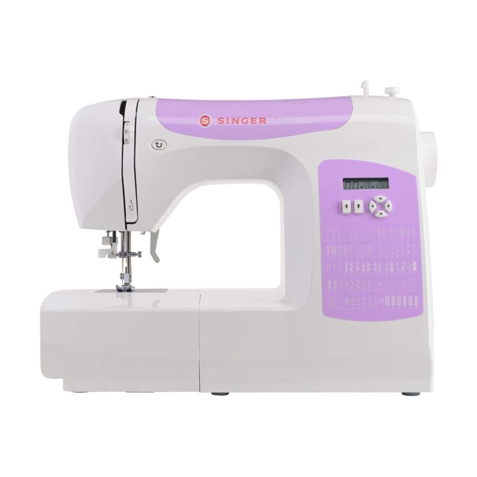 SINGER C 5205 Violett N&auml;hmaschine (Komfort, 60 Stiche, LCD-Display, Knopf-Programm) - Bild 1
