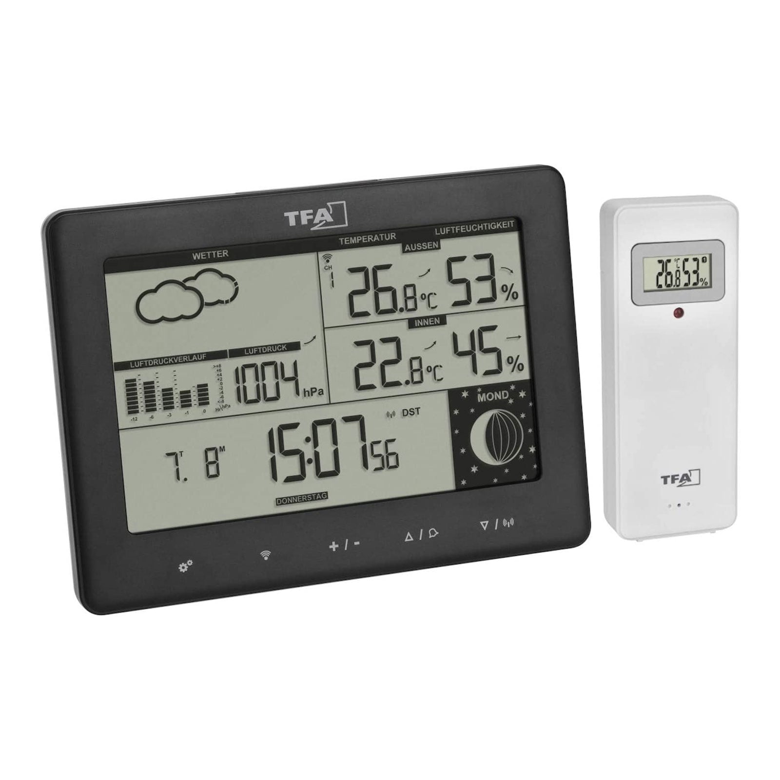 TFA Dostmann 35.1158 WETTERS. ELEMENTS Wetterstation - Bild 1