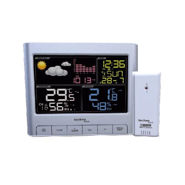 TECHNOTRADE WS 6449 Wetterstation silber - Bild 1