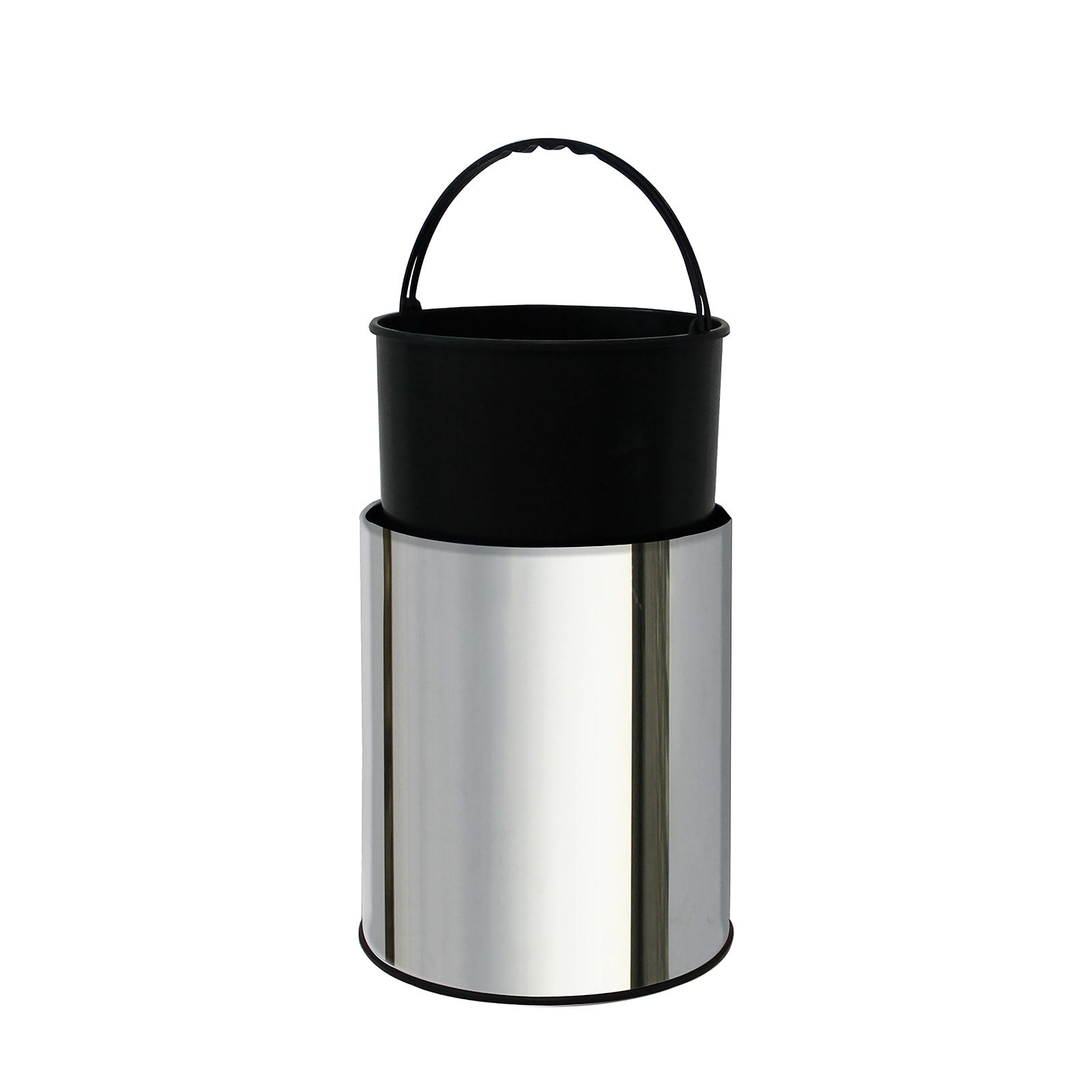 Echtwerk B&uuml;ro/-Badabfalleimer mit Sensor 9L - Inox - Bild 1