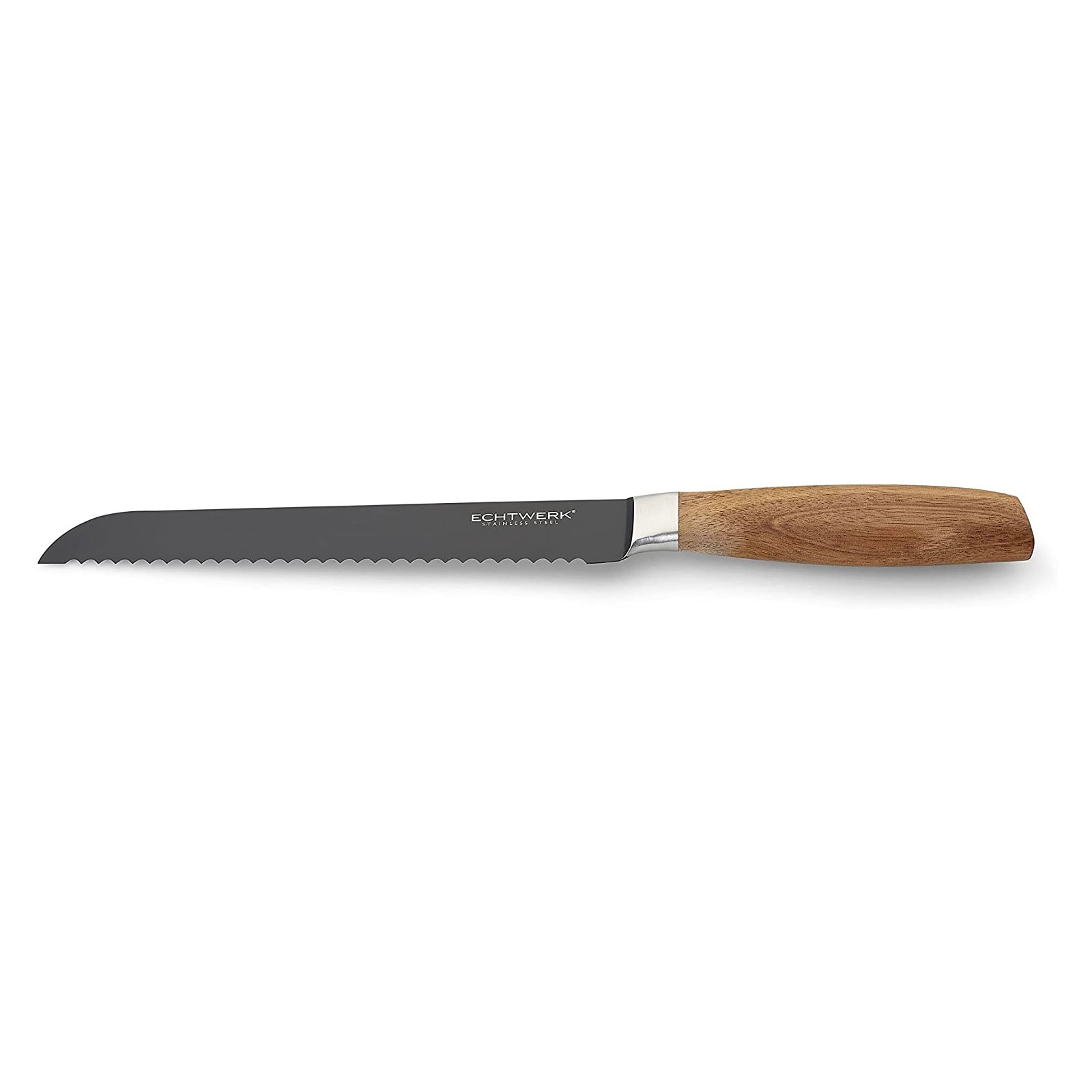 ECHTWERK EW-SM-0351 Brotmesser Classic Black Edition 20cm - Bild 1