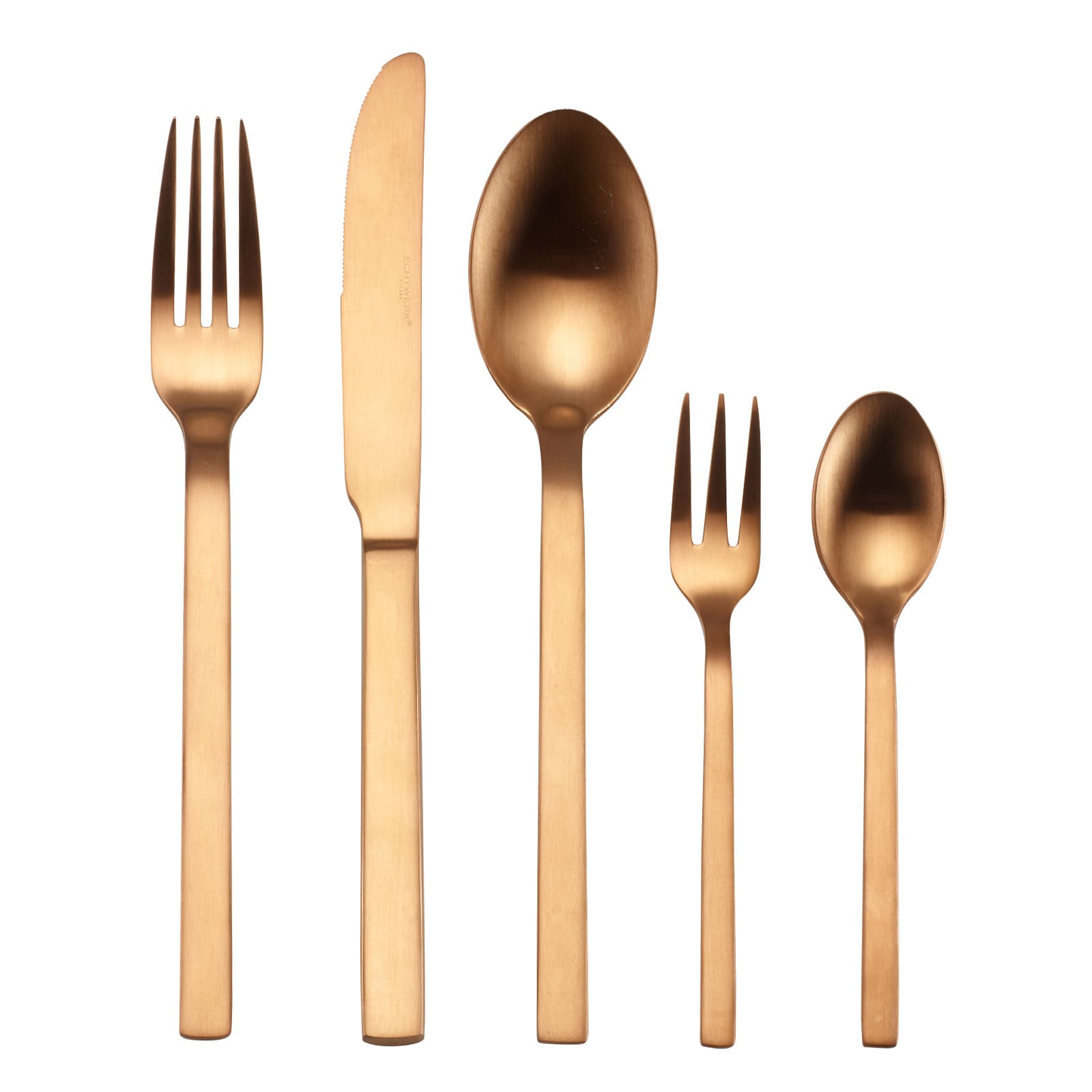 ECHTWERK AH-BS-3540B Besteck Set "Milos" 30tlg -  BRONZE EDITION - mattiert - Bild 1