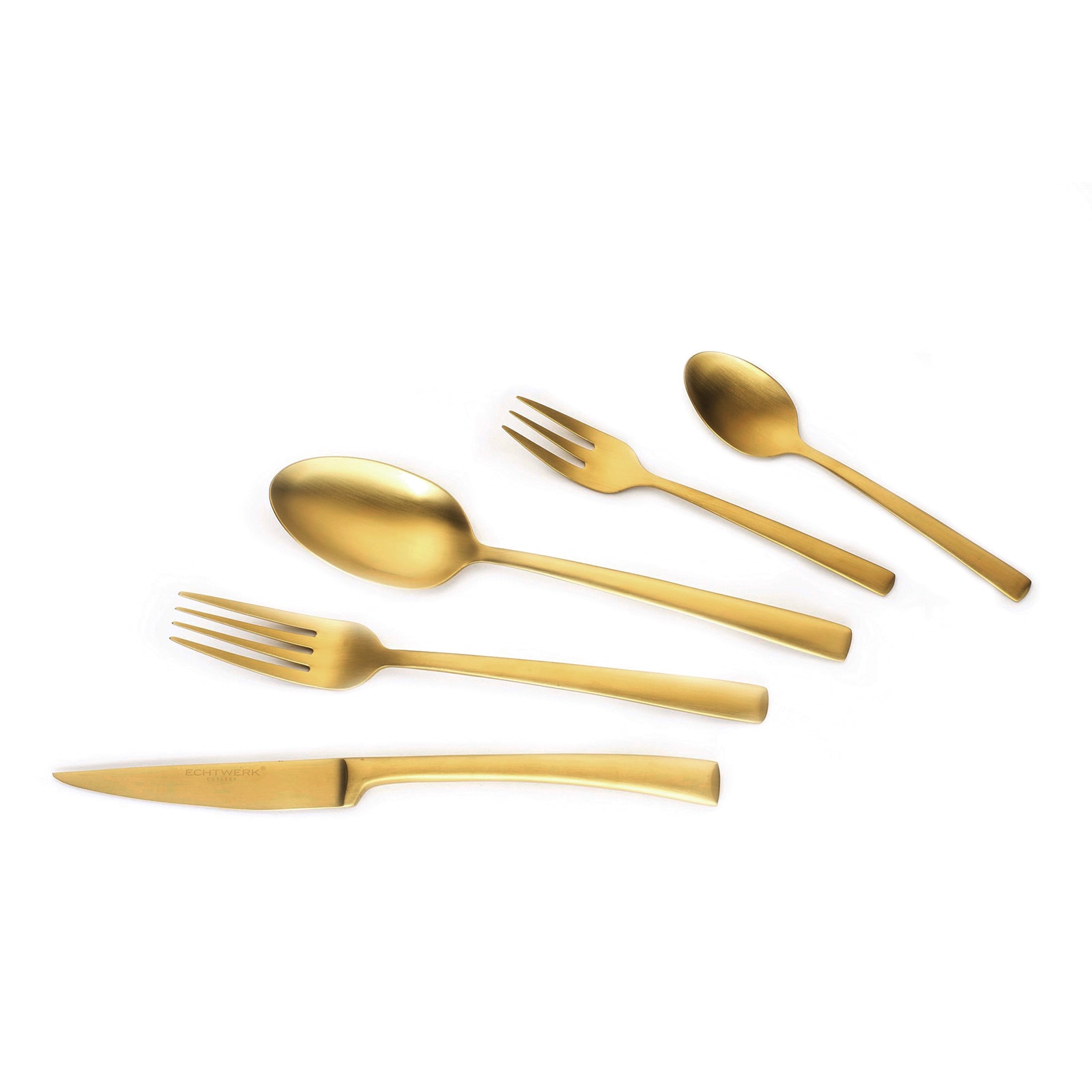 Echtwerk Tafelbesteck "AVELINO" 30 tlg. - Gold mattiert - Bild 1