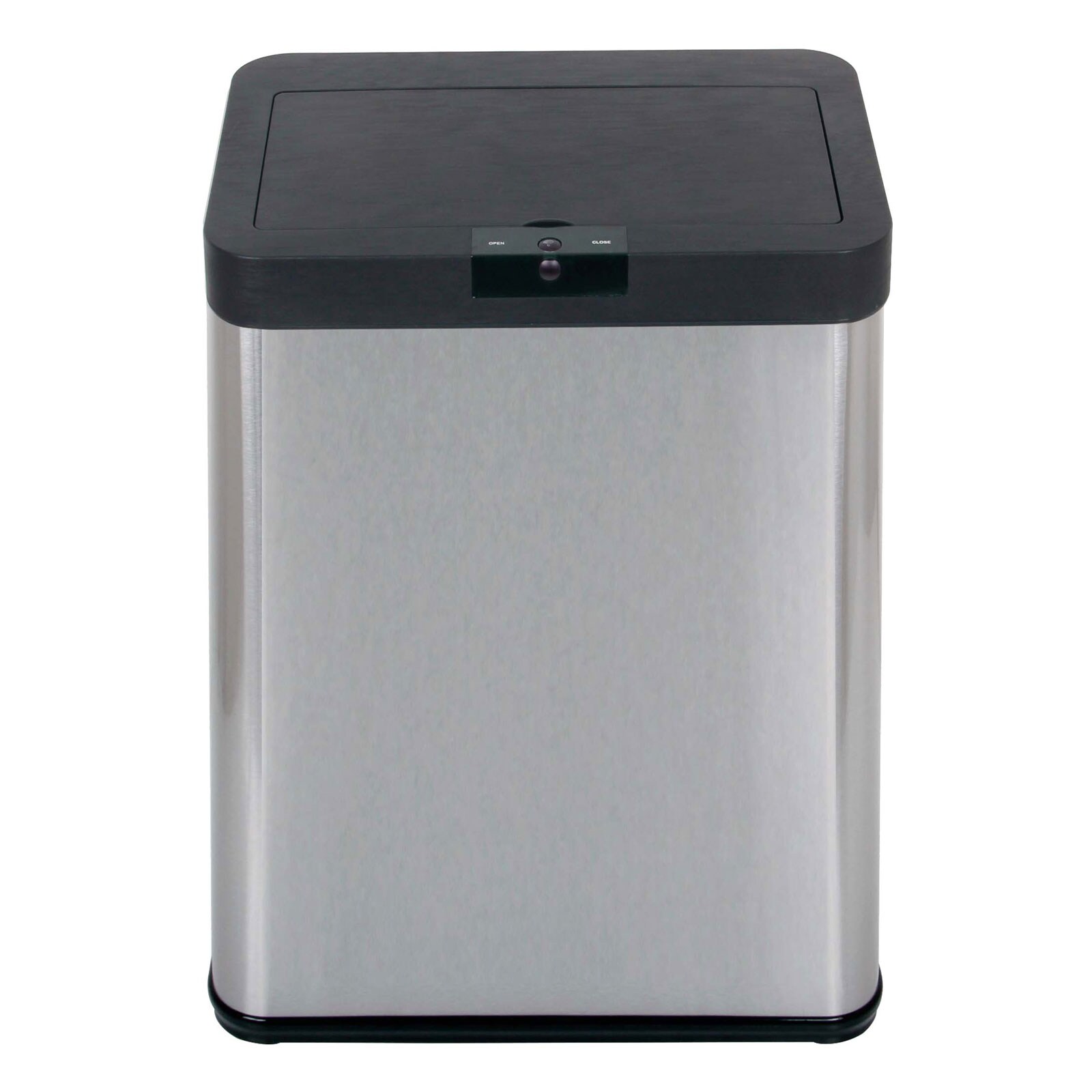 Echtwerk Abfalleimer mit Sensor  SQUARE - Inox Brushed