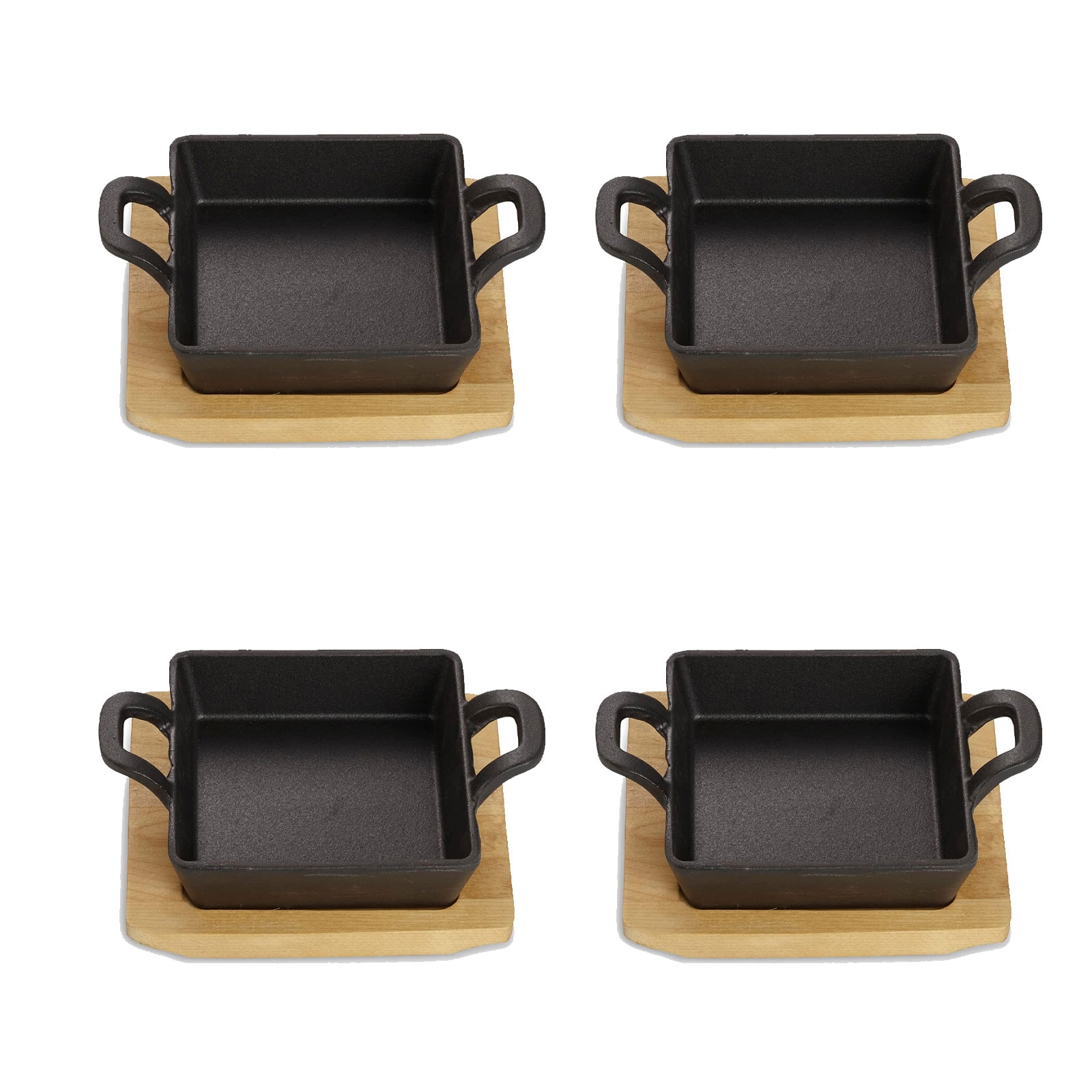 Echtwerk EW-GE-1342-4 Quadratische Servierschale, 12,6 x 18,5 x 3,6 cm - Bild 1