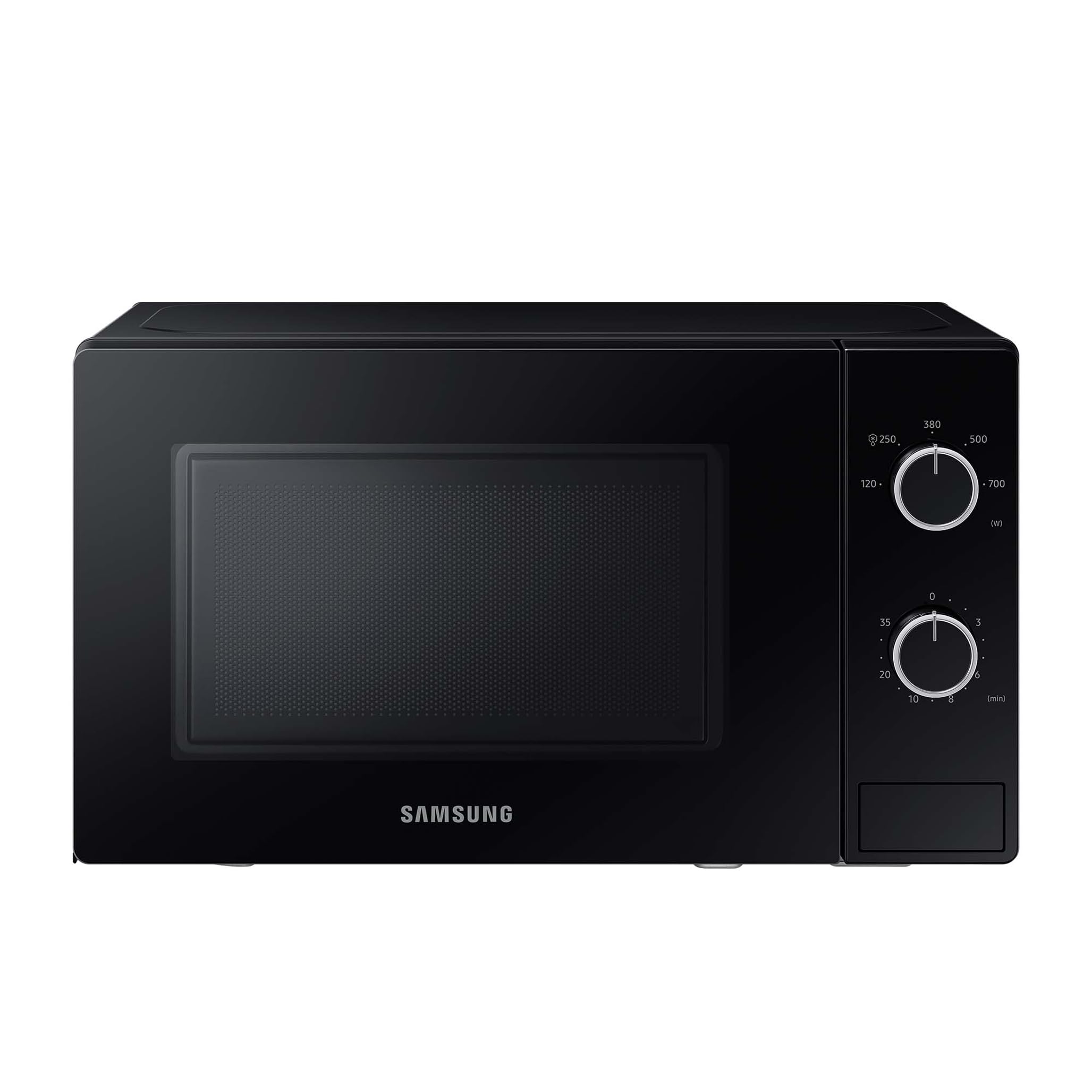 Samsung Solo-Mikrowelle, 700 W, Epoxy-Garraum mit 20 l Volumen, 5 Leistungsstufen, Defrost, Schwarz, MS20A3010AL/EG - Bild 1