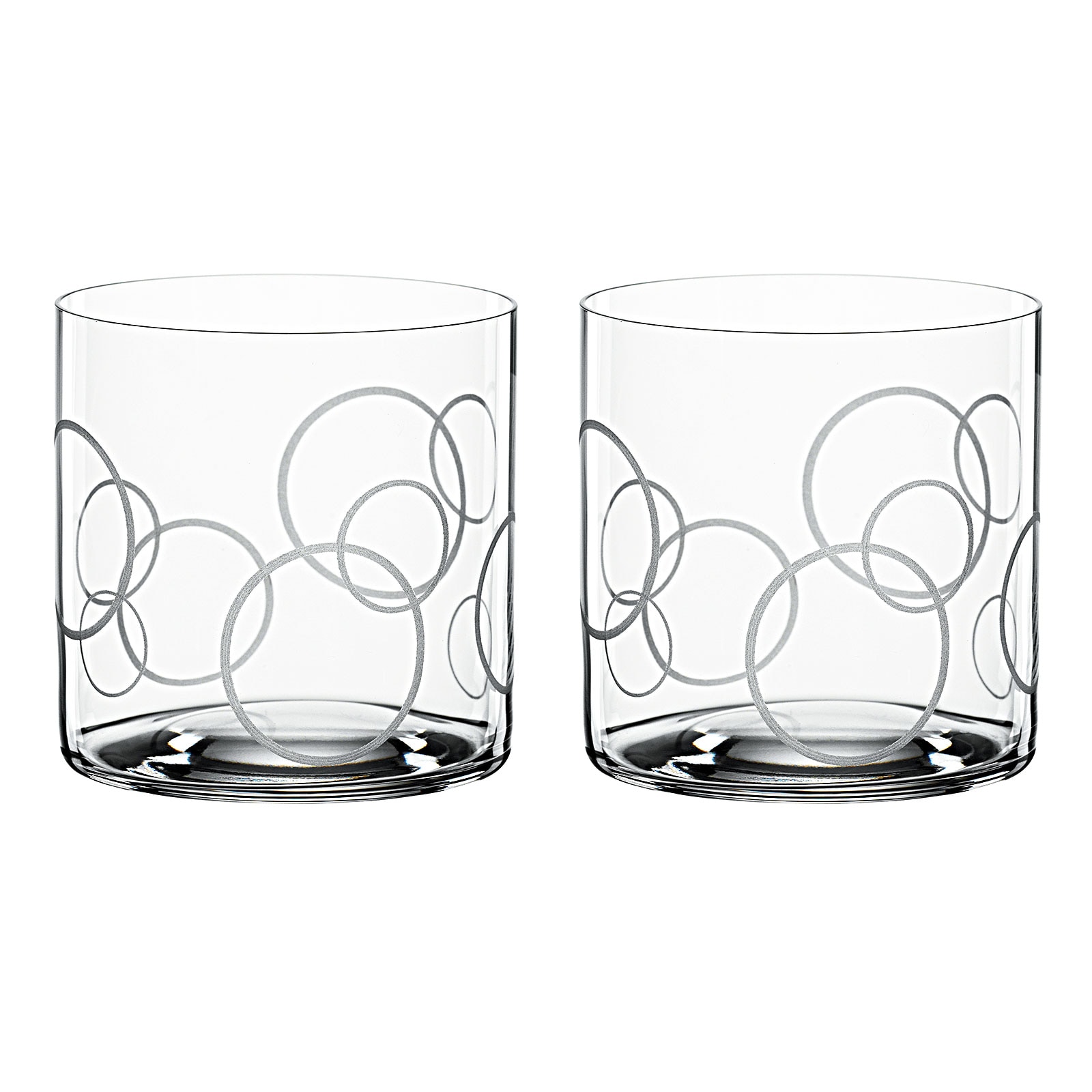 Spiegelau Signature Drinks Softdrinkbecher Circles, 2er-Set - Bild 1
