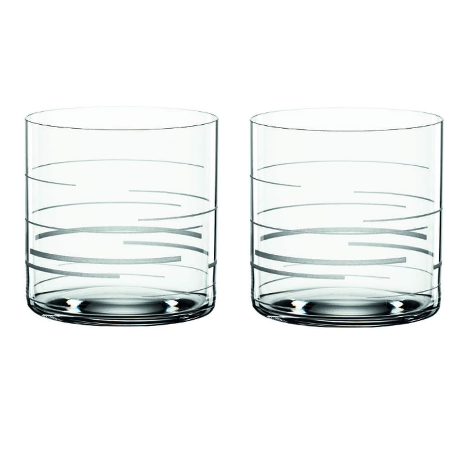 Spiegelau Signature Drinks Softdrinkbecher Lines, 2er-Set - Bild 1