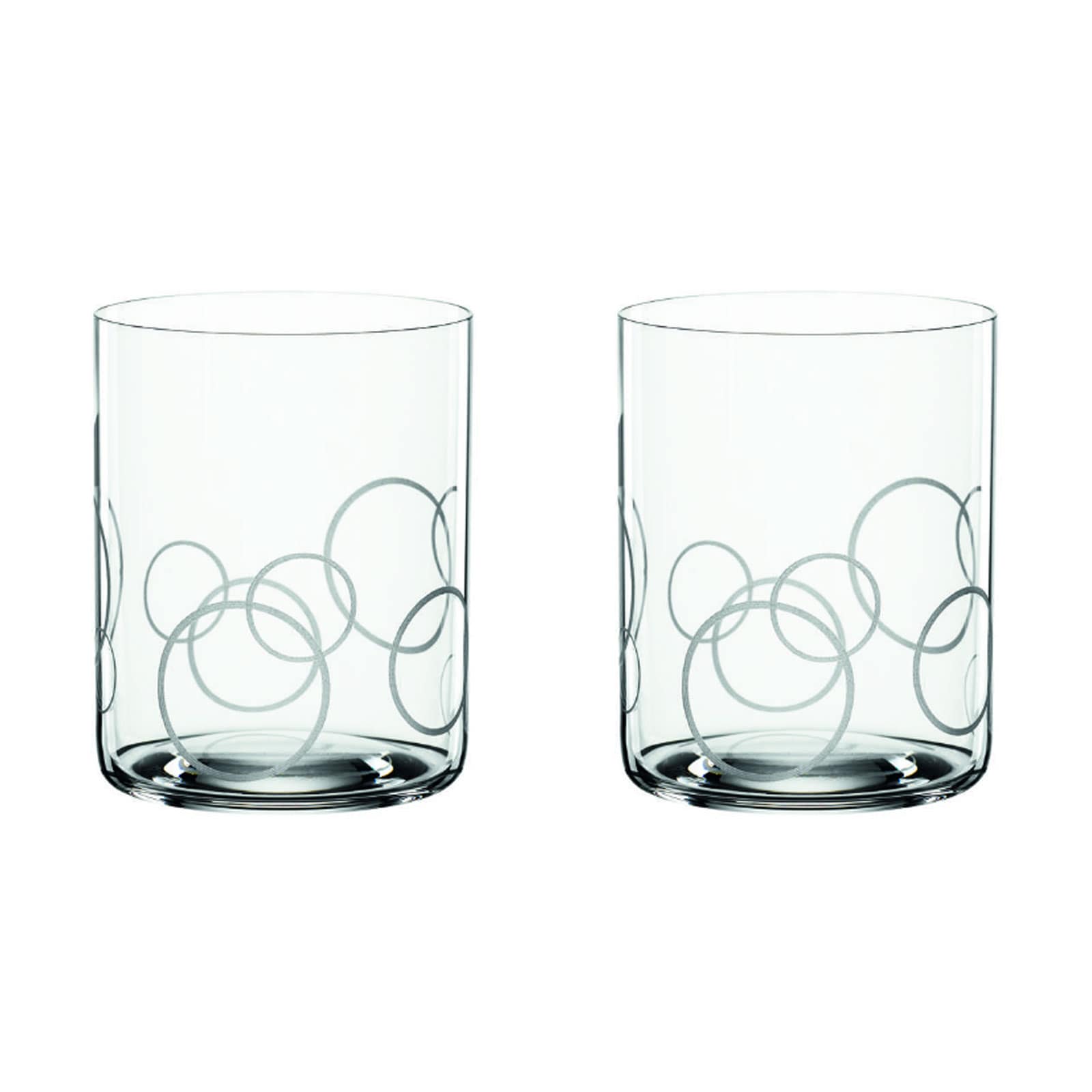 Spiegelau Signature Drinks Whiskyglas Whiskybecher Circles, 2er-Set - Bild 1