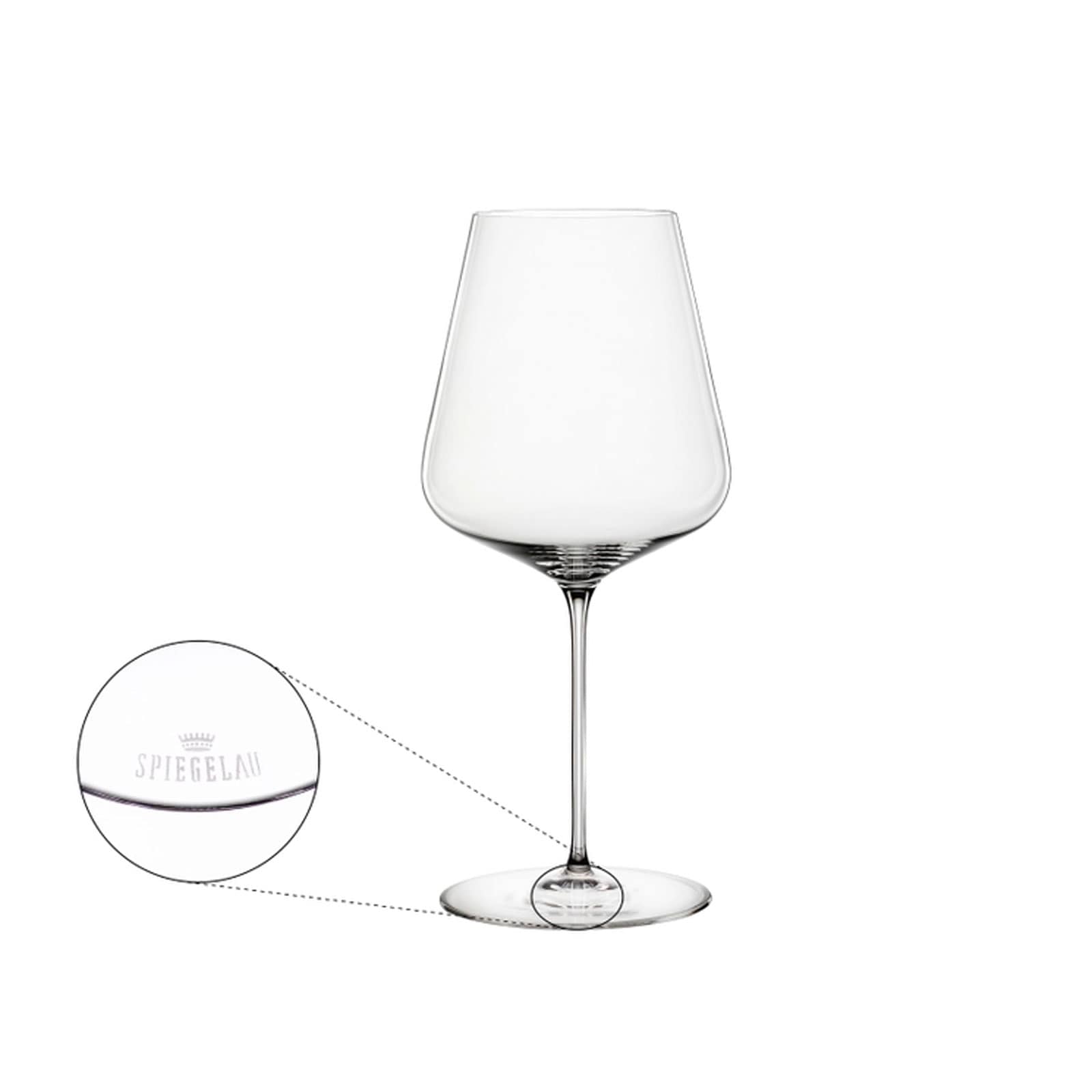 Spiegelau 2-teiliges Bordeauxglas-Set, Kristallglas, 750 ml, Definition - Bild 1