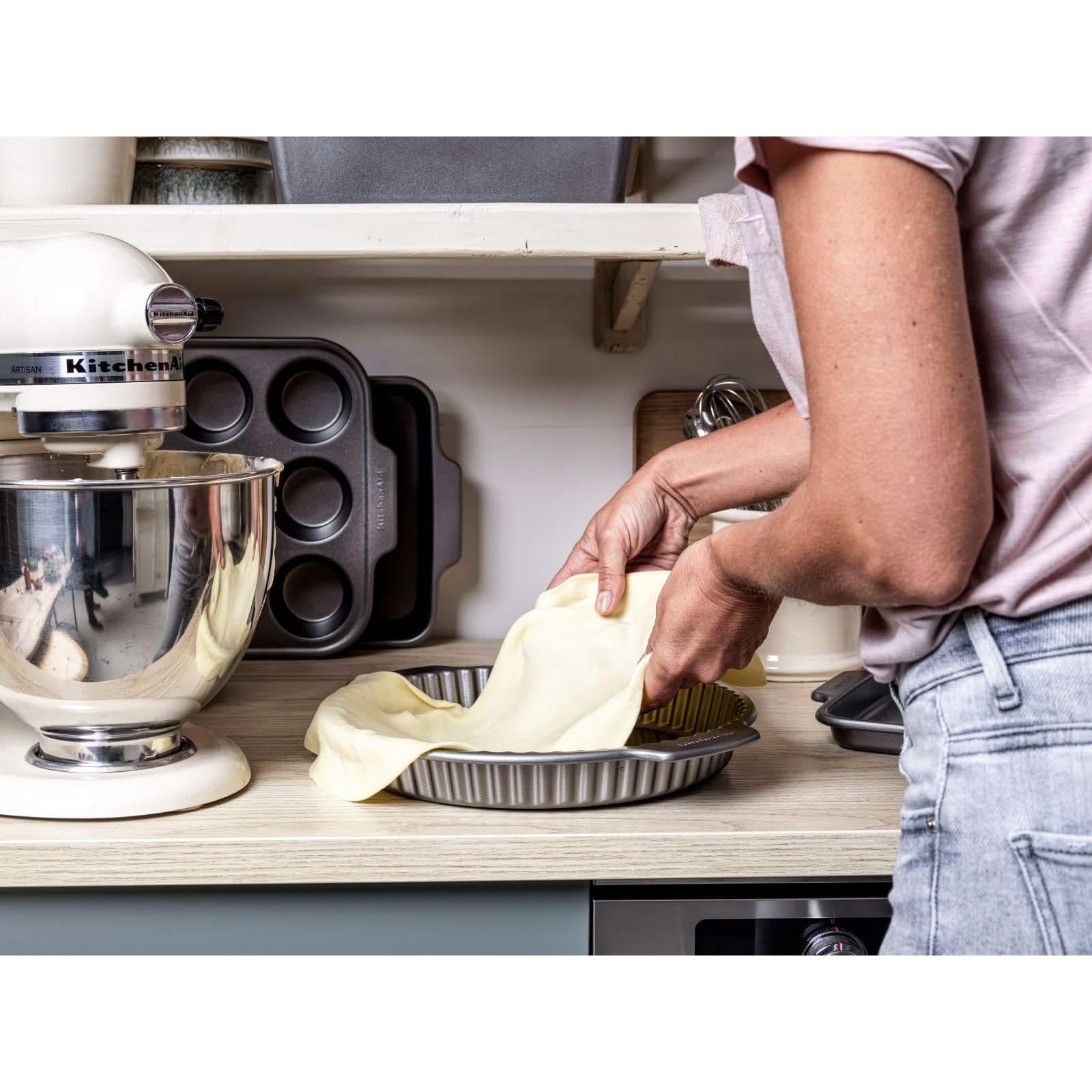 KitchenAid CC003301-001 Quicheform 28cm Grau - Bild 1