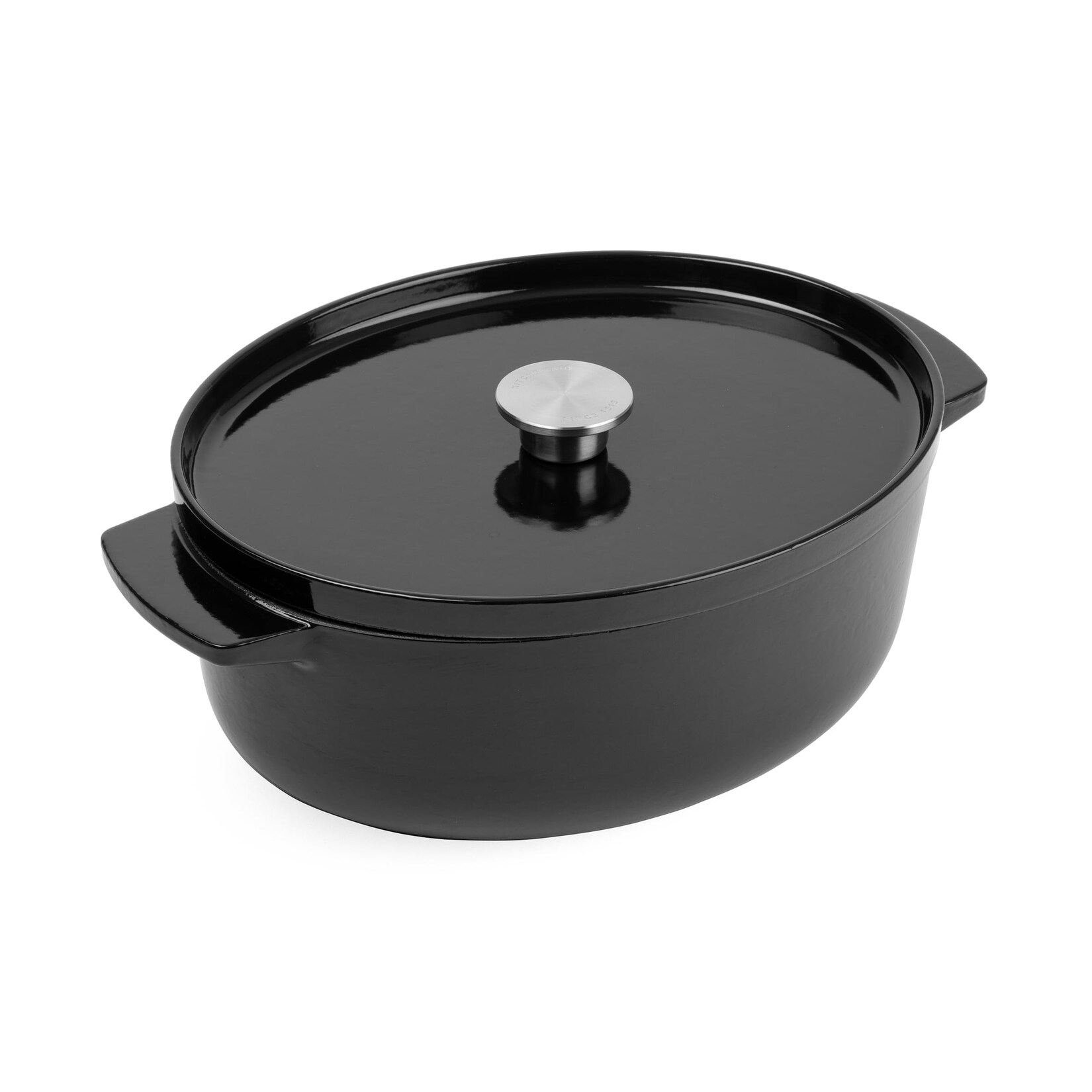 CC006064-001 Bräter mit Deckel - Oval 30cm Schwarz