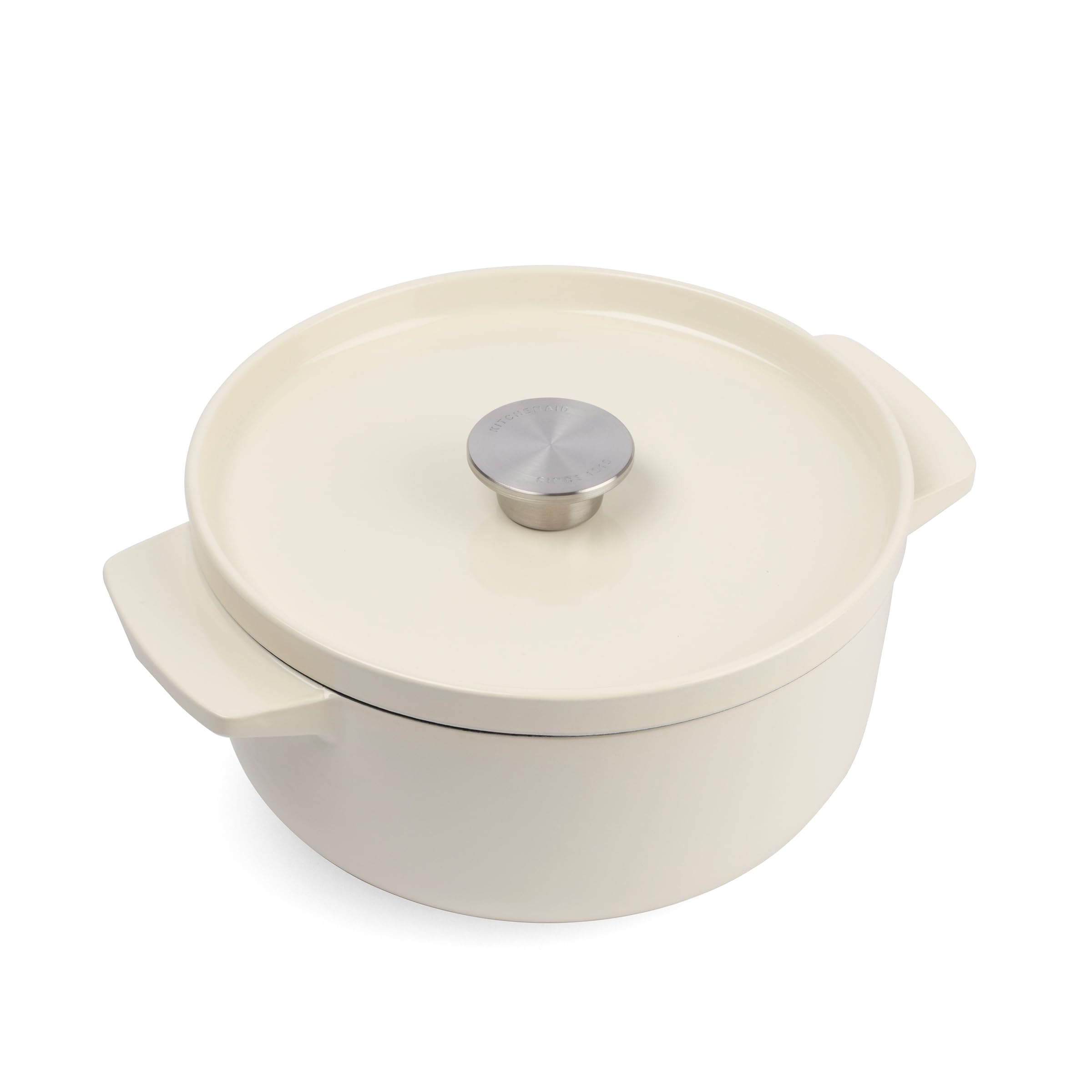 KitchenAid CC006056-001 Br&auml;ter mit Deckel - Rund - 3.3L 22cm Creme - Bild 1