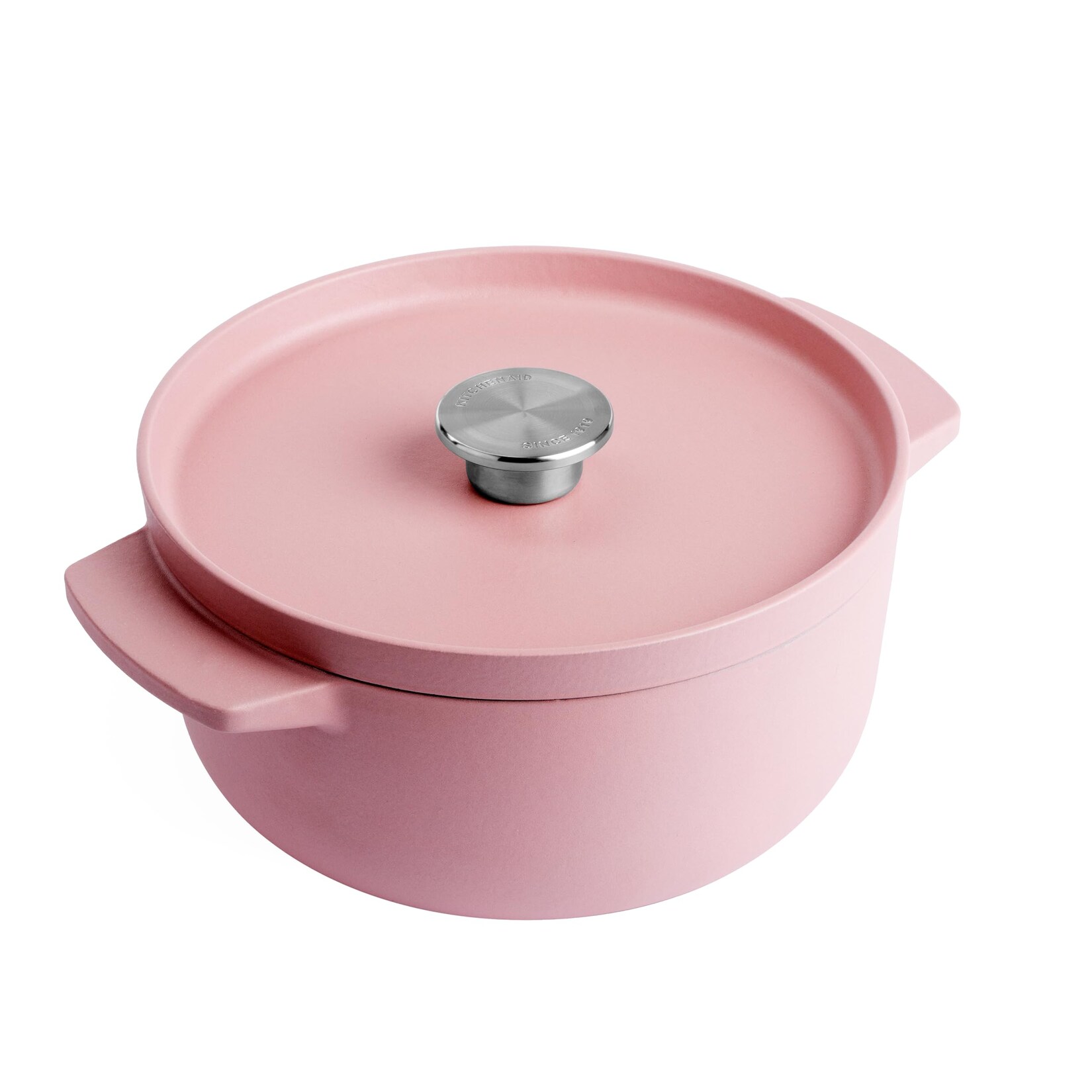 CC007430-001 Bräter mit Deckel - Rund -  22cm Rosa