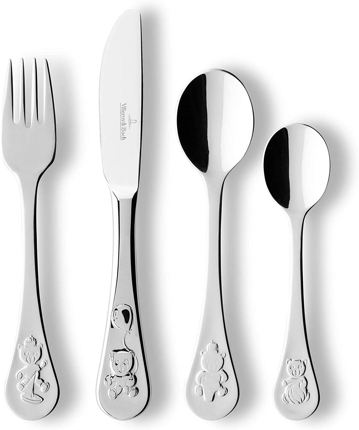 Villeroy & Boch Piemont Kinderbesteck 4tlg. Sp&uuml;lmaschinenfest 18/10 Edelstahl - Bild 1