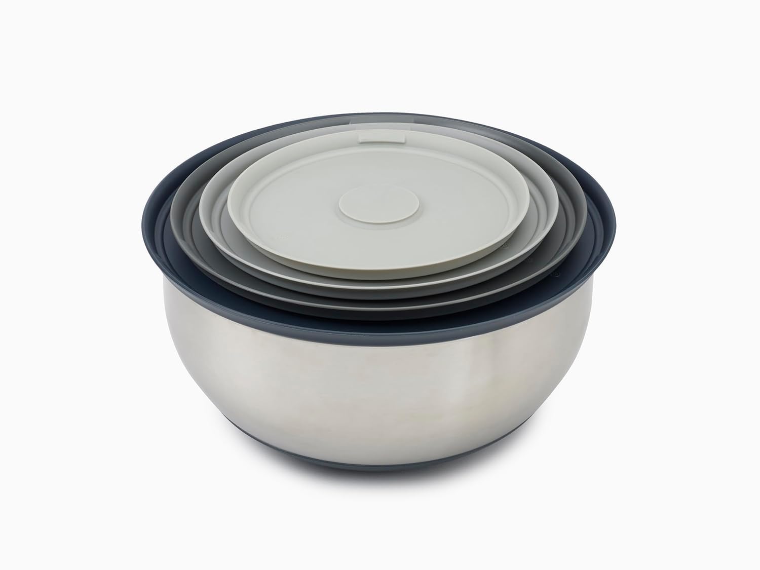 Joseph Joseph 4-tlg Edelstahlsch&uuml;sseln-Set mit Deckeln Edelstahl Silber - Bild 1