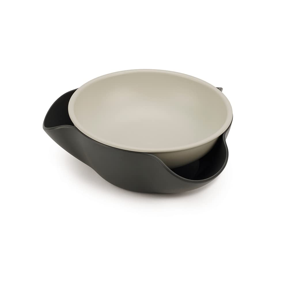 Joseph Joseph Double-Dish Servierschale f&uuml;r Oliven, N&uuml;sse, perfekt f&uuml;r Aperitifs, Grey, Pistazie - Bild 1