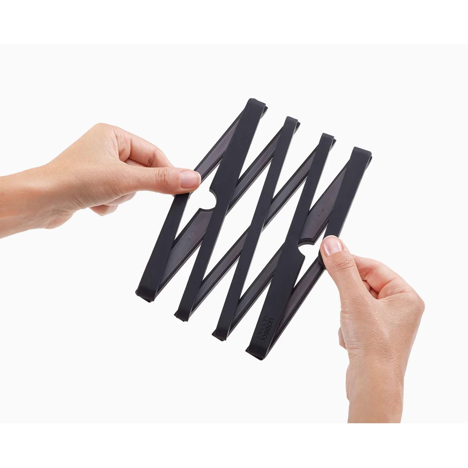 Joseph Joseph Ausziehbarer rutschfeste, hitzebest&auml;ndiger Untersetzer, Arbeitsplatte Schutz f&uuml;r Hei&szlig;e Pfannen und Hei&szlig;e Gerichte, Nylon - Schwarz - Bild 1