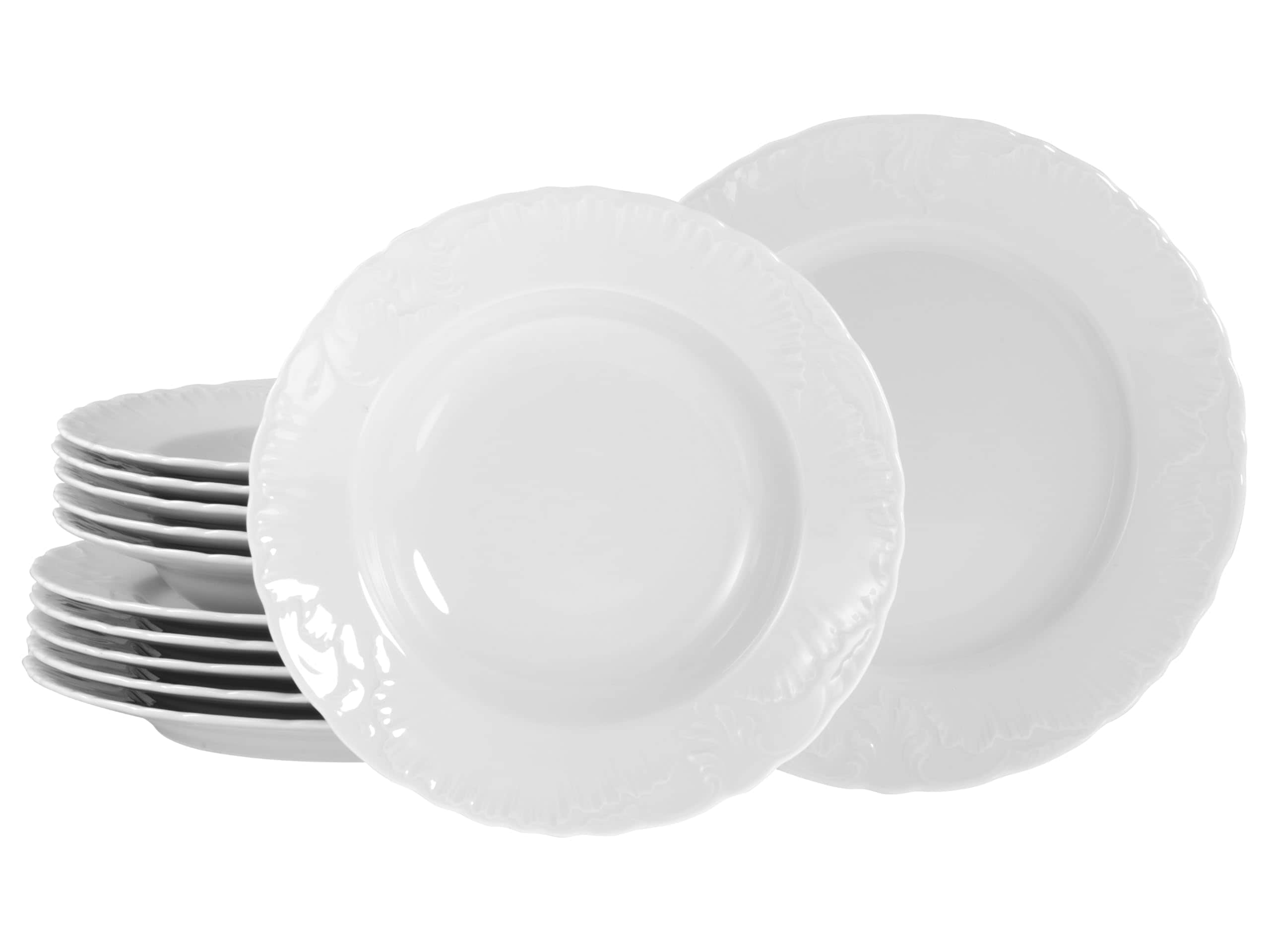 CreaTable - 12619 Rokoko Weiss, Tafelservice 12-tlg - Bild 1