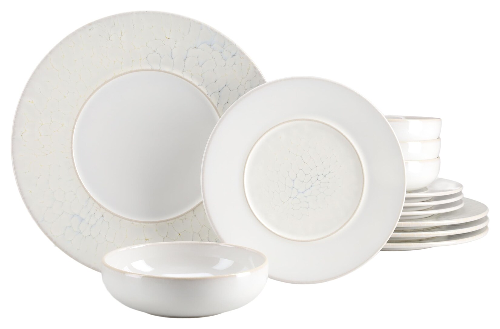 Teller Set 24555 Serie Unico Toscania 12-tlg. Geschirrset 4 Personen